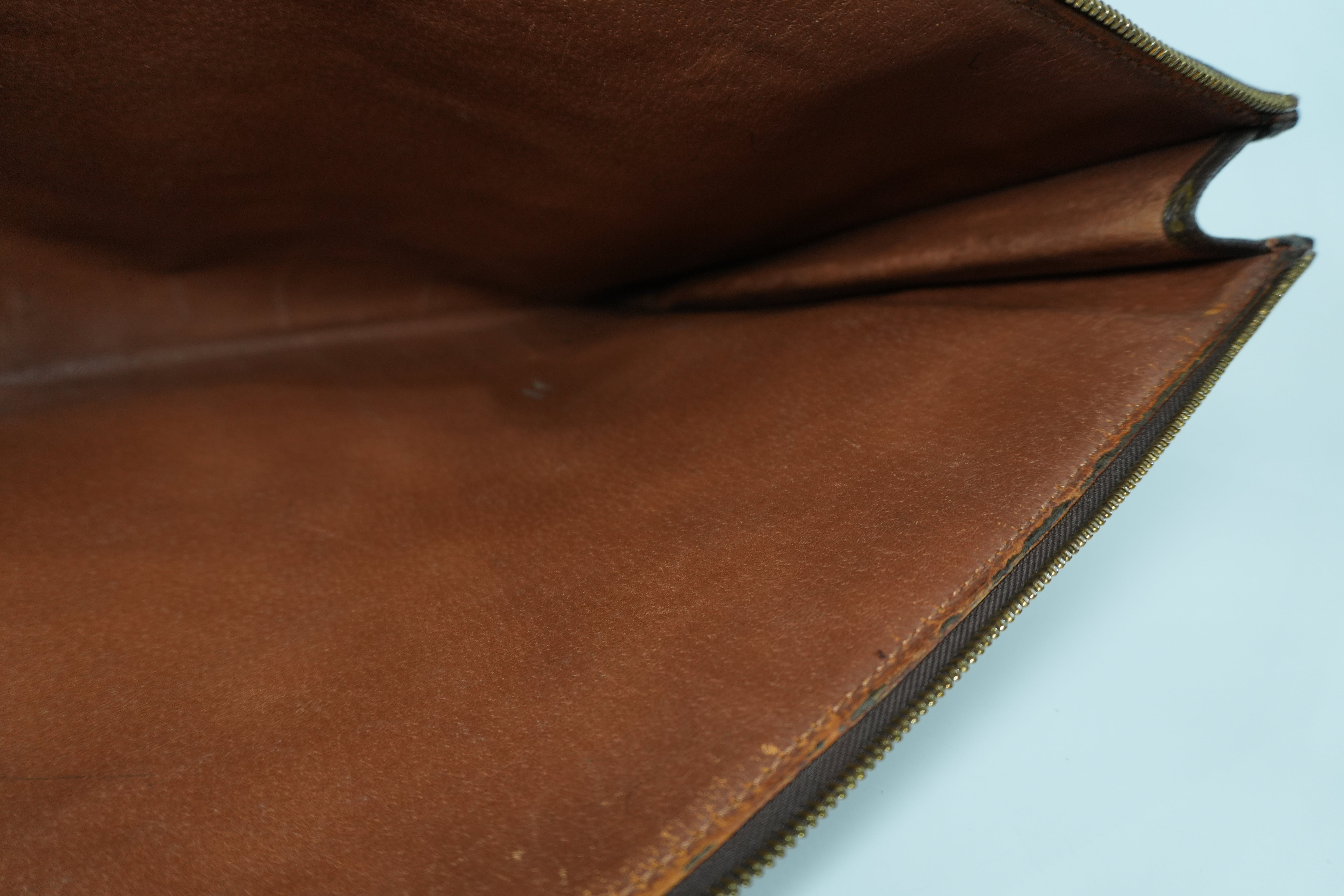 Pre-owned Louis Vuitton Monogram Pochette Document Clutch Bag