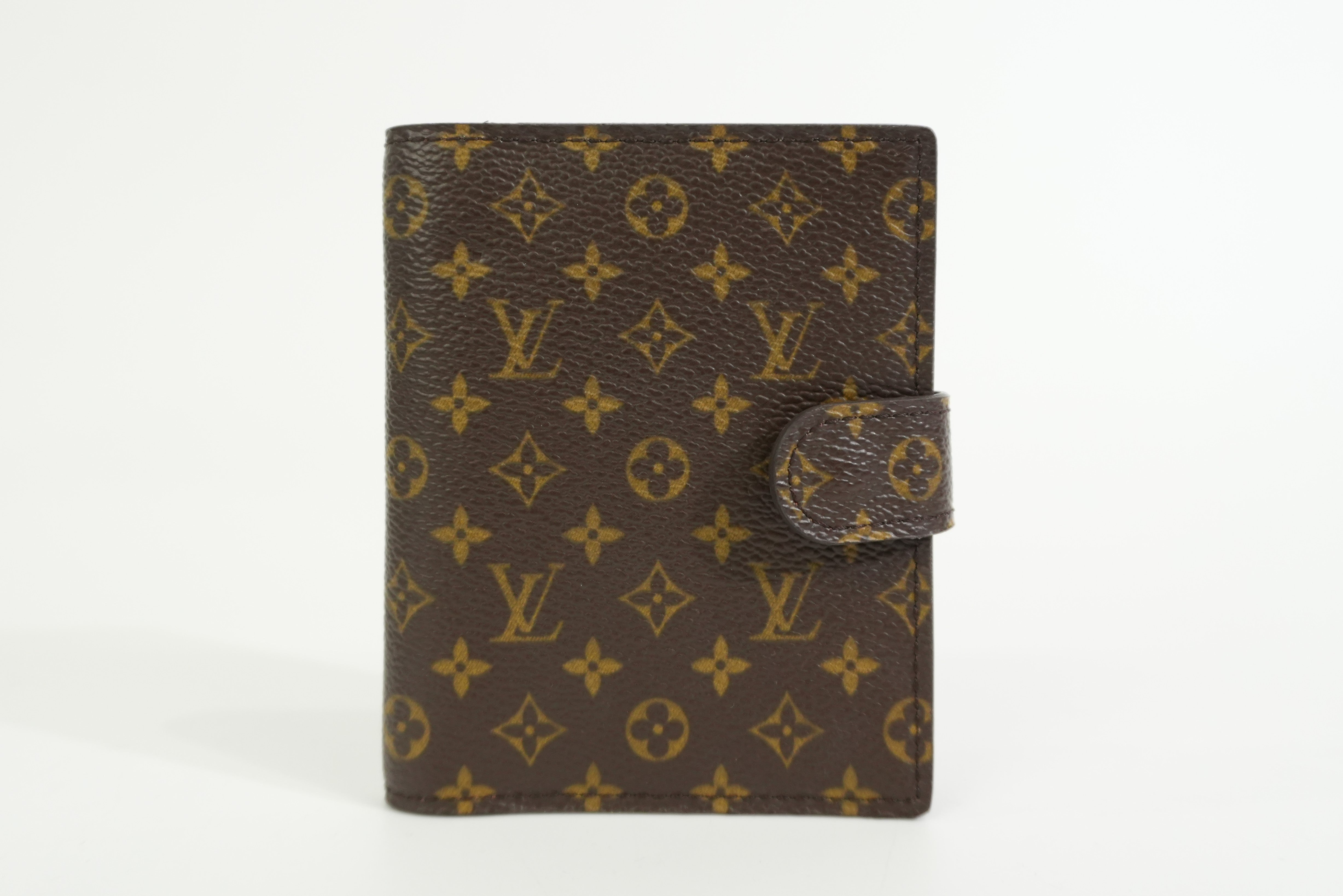 Pre-owned Louis Vuitton Monogram Agenda Card Case