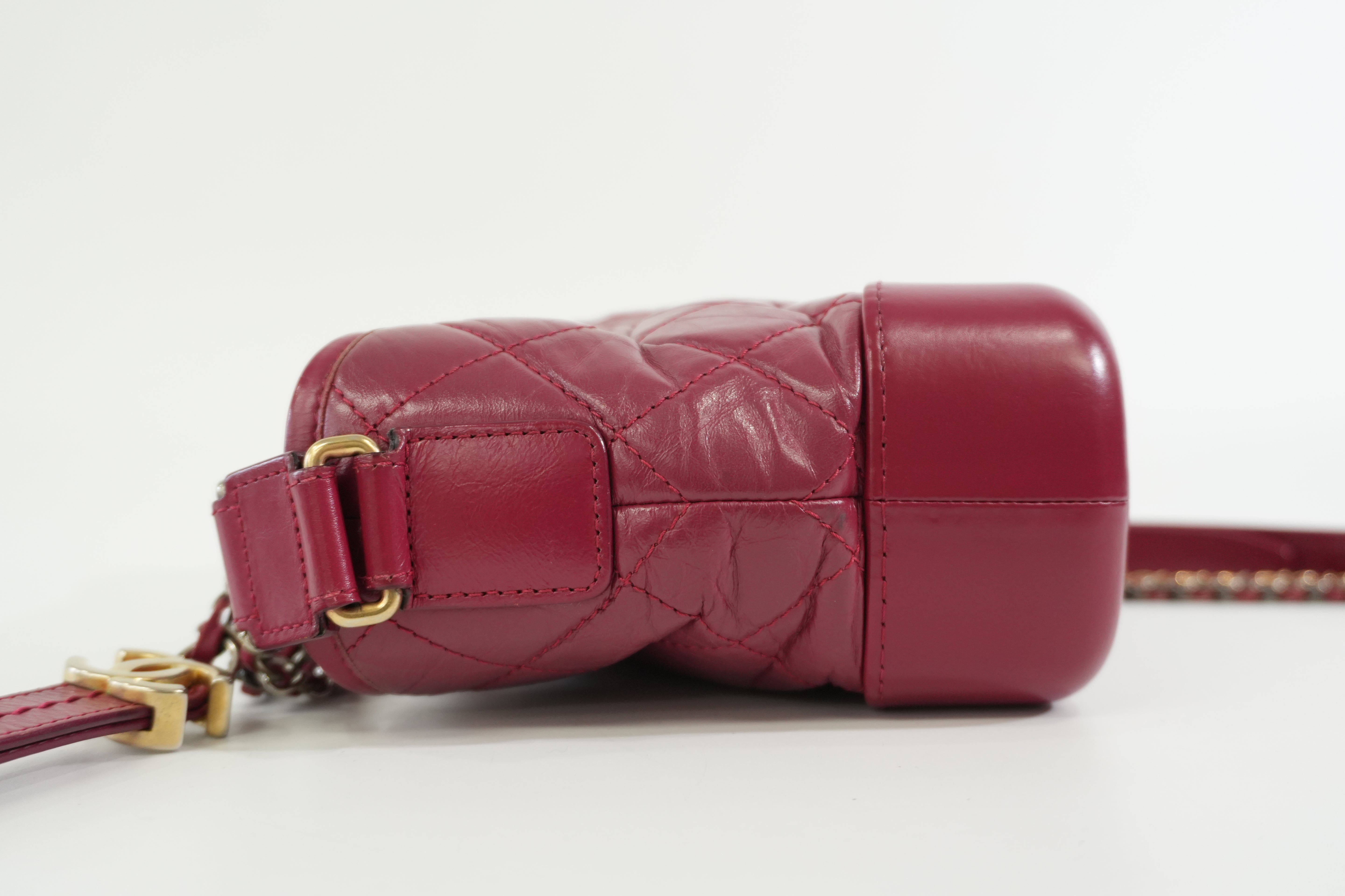 Pre-owned Chanel Gabrielle Hobo Chain Shoulder Bag Pink