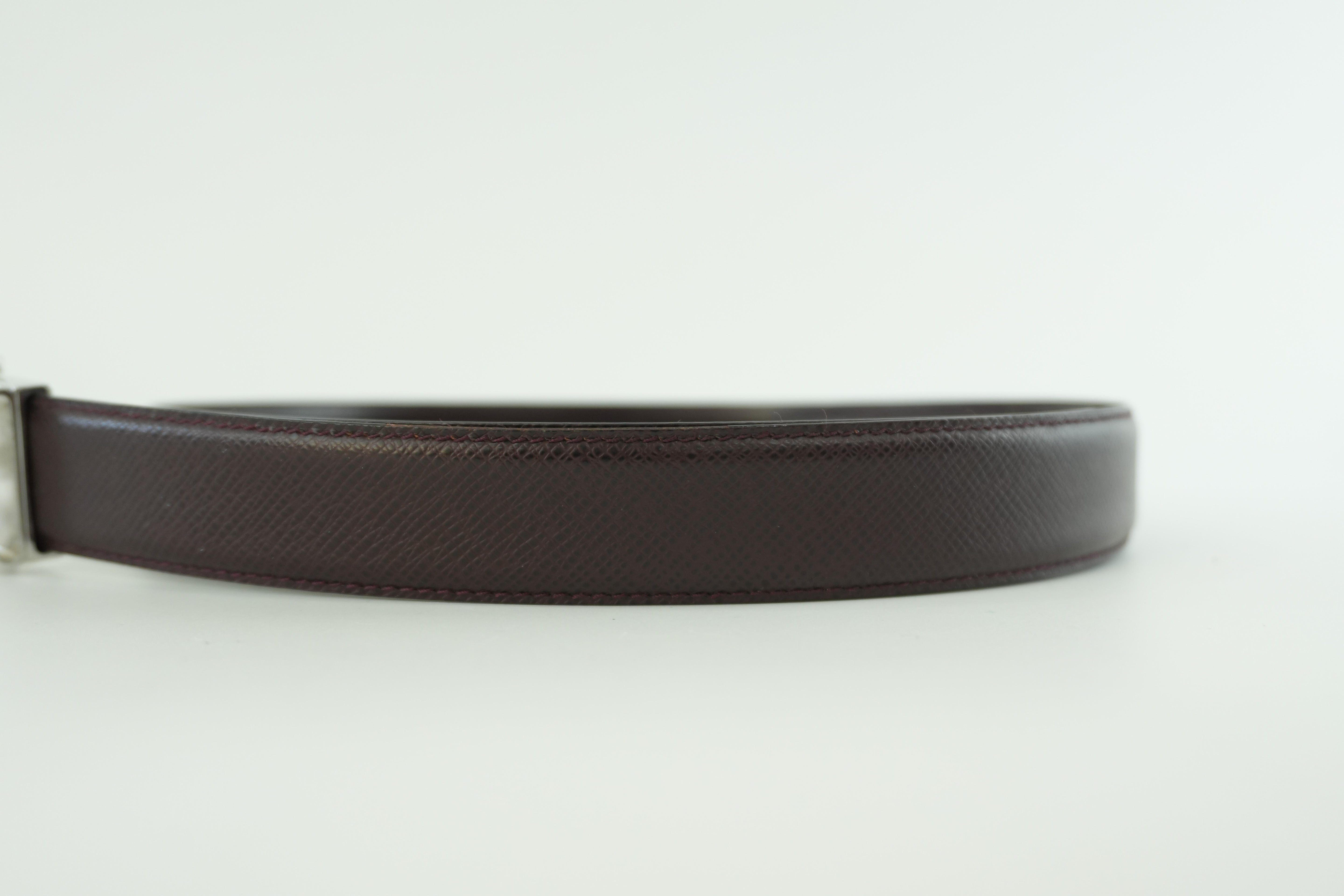 Louis Vuitton Leather Belt Size 110 Used