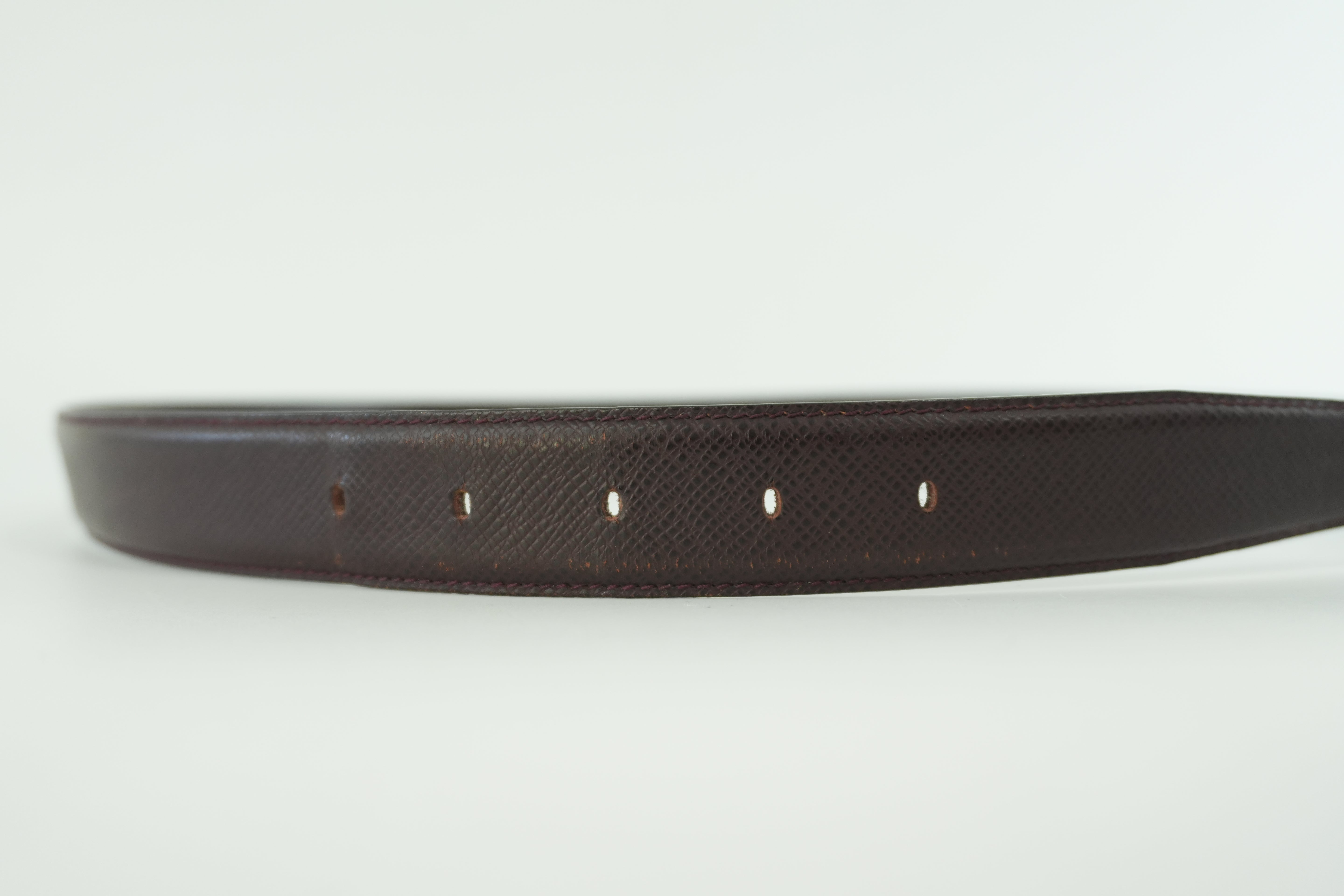 Louis Vuitton Leather Belt Size 110 Used