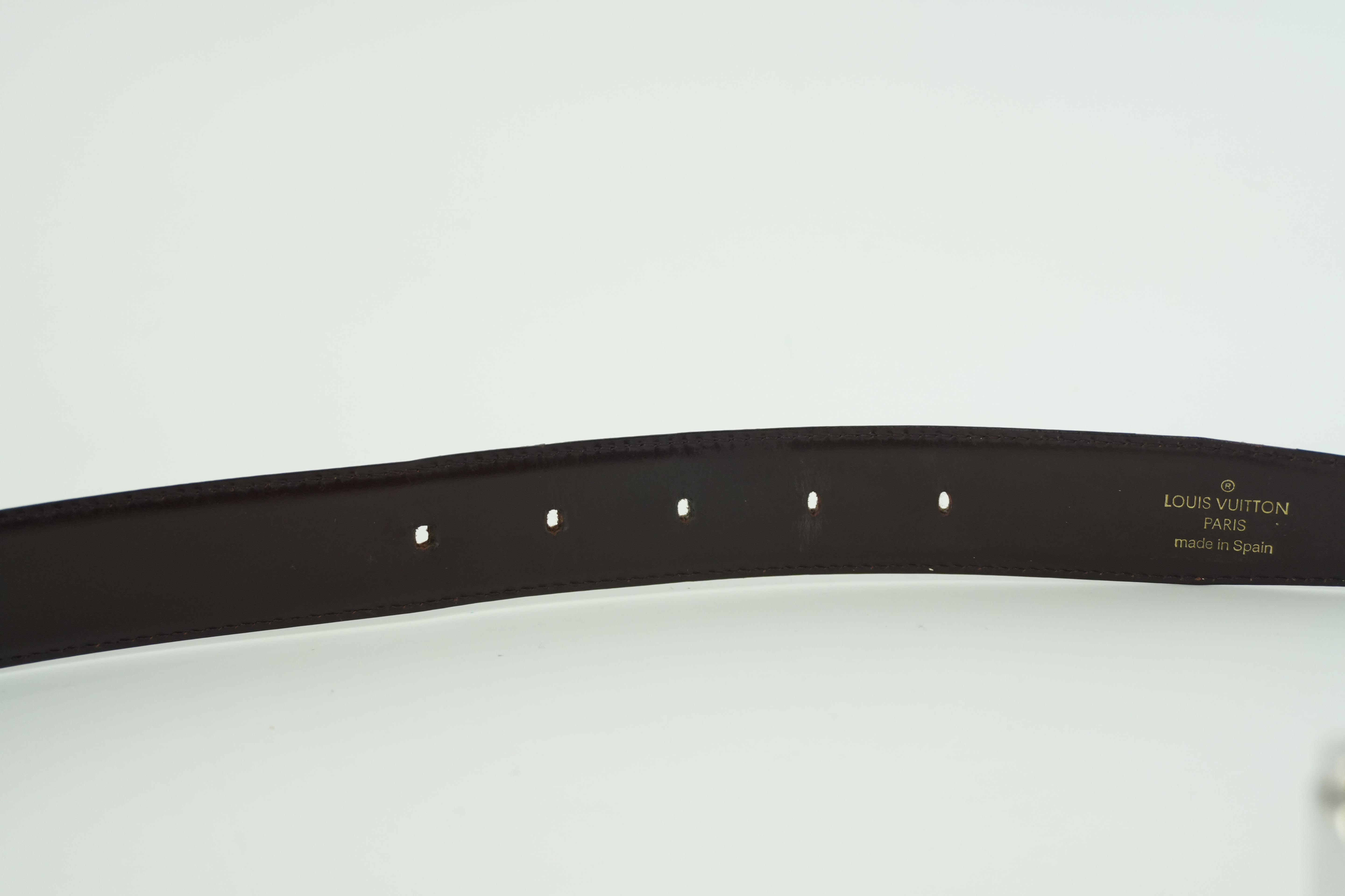 Louis Vuitton Leather Belt Size 110 Used