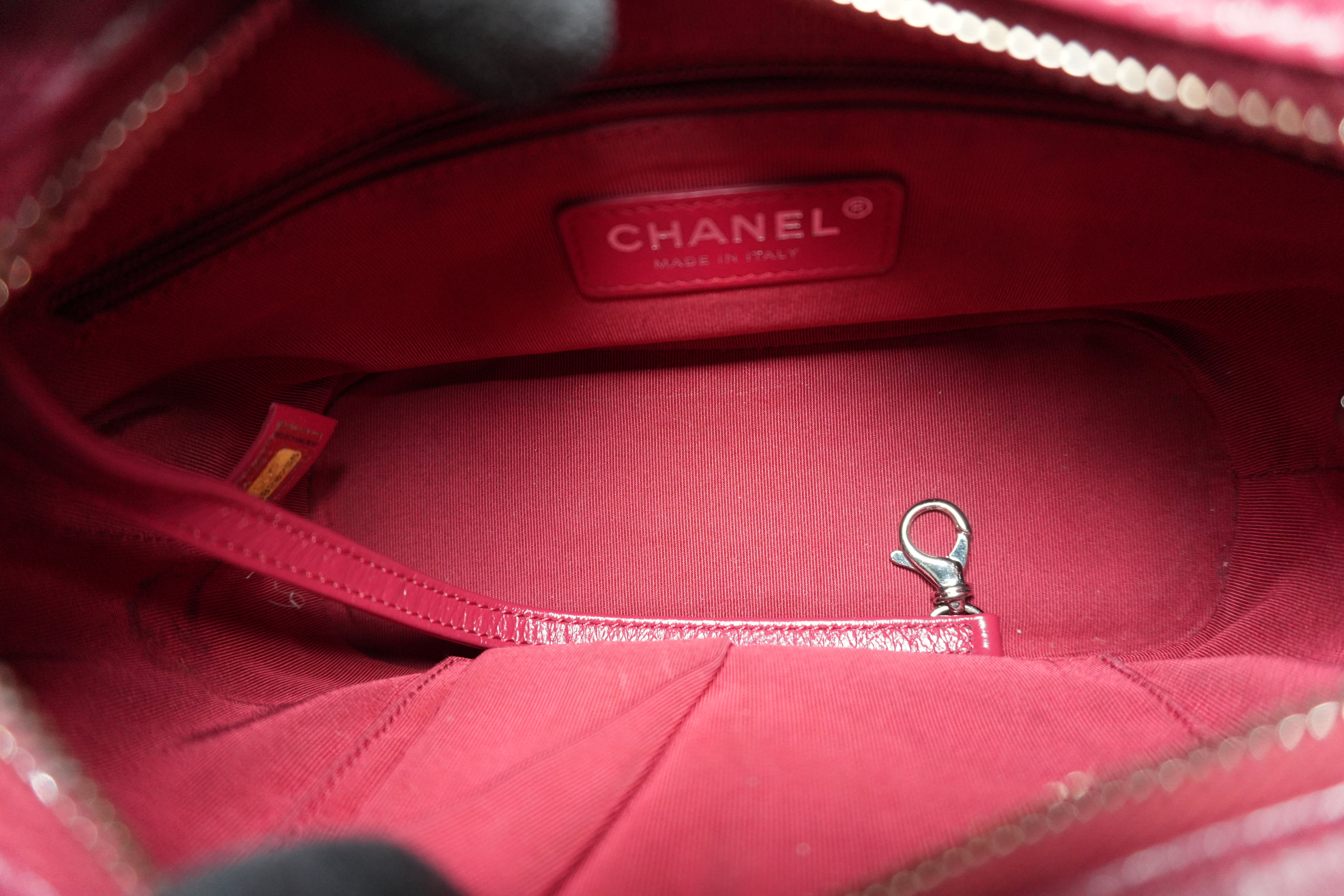 Pre-owned Chanel Gabrielle Hobo Chain Shoulder Bag Pink