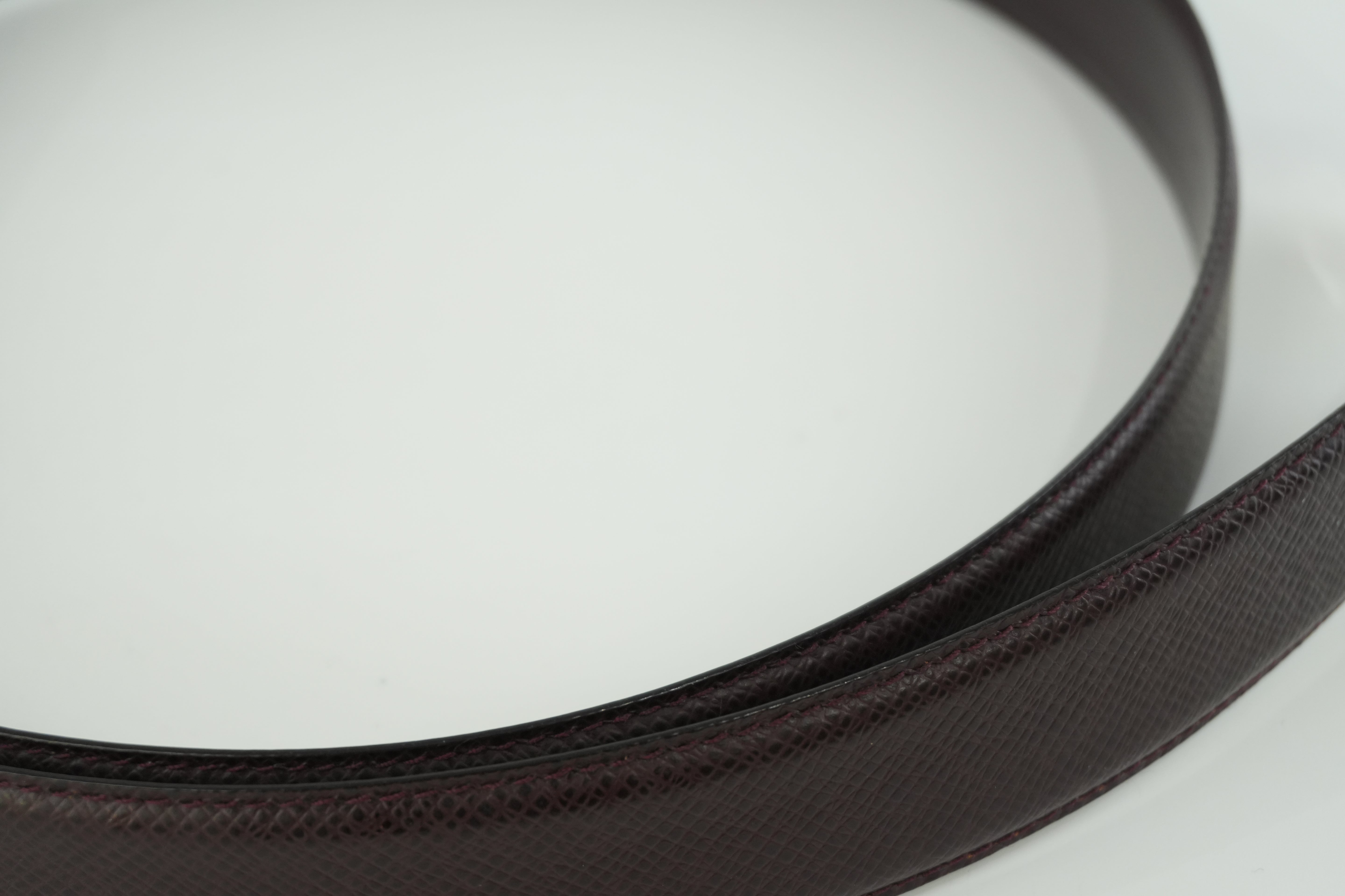 Louis Vuitton Leather Belt Size 110 Used