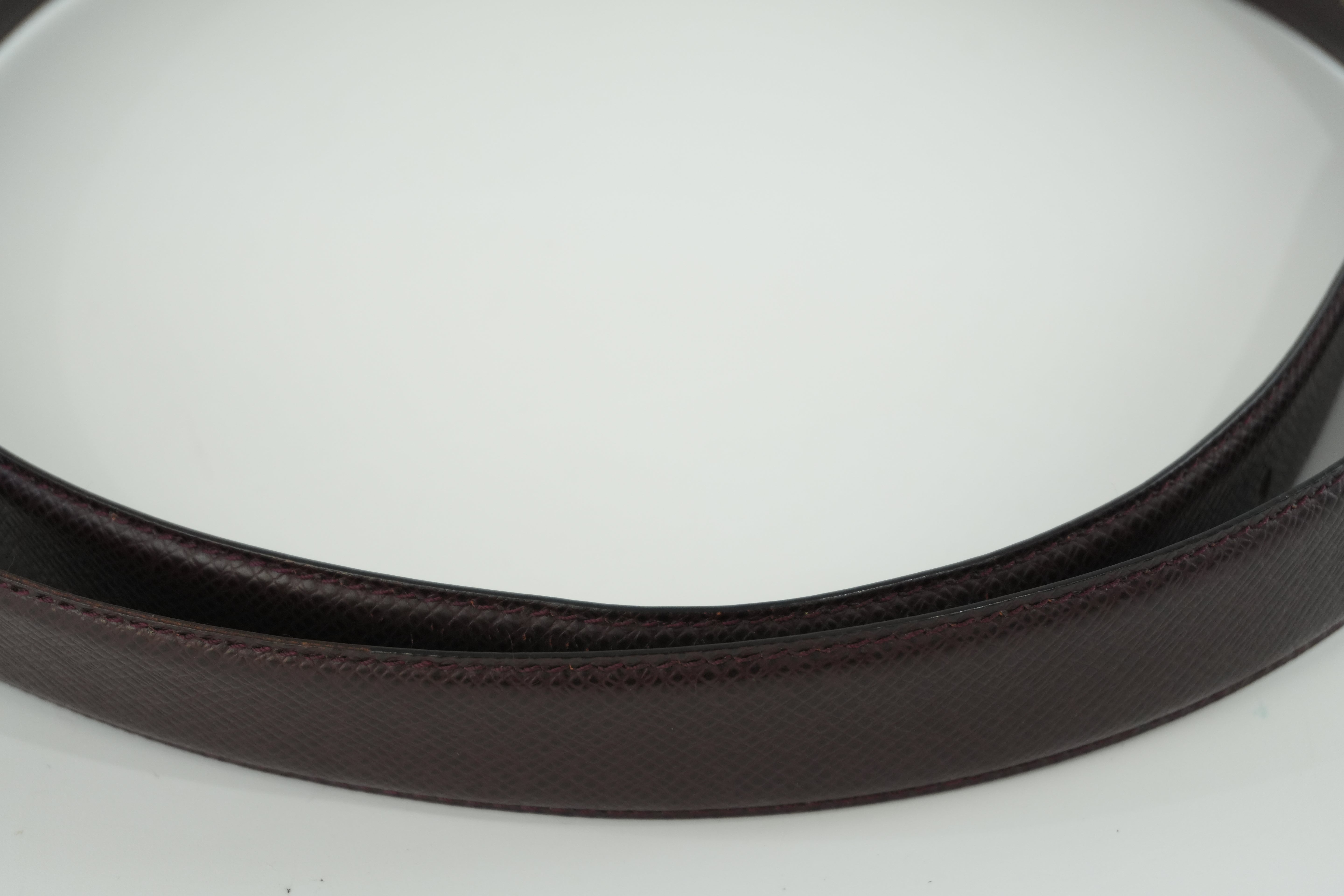 Louis Vuitton Leather Belt Size 110 Used