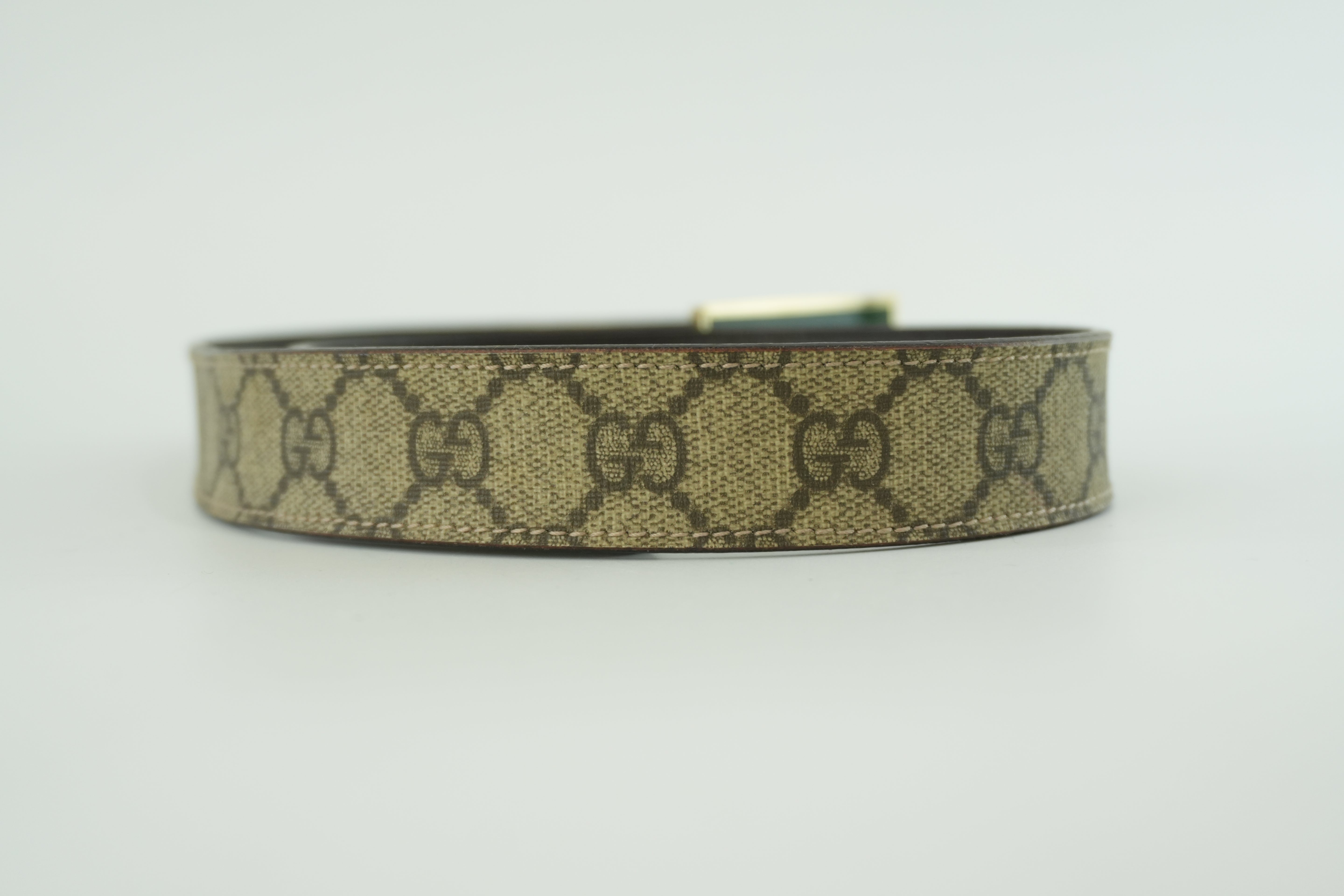 Gucci Belt Size 85 Canvas Sheryline Used