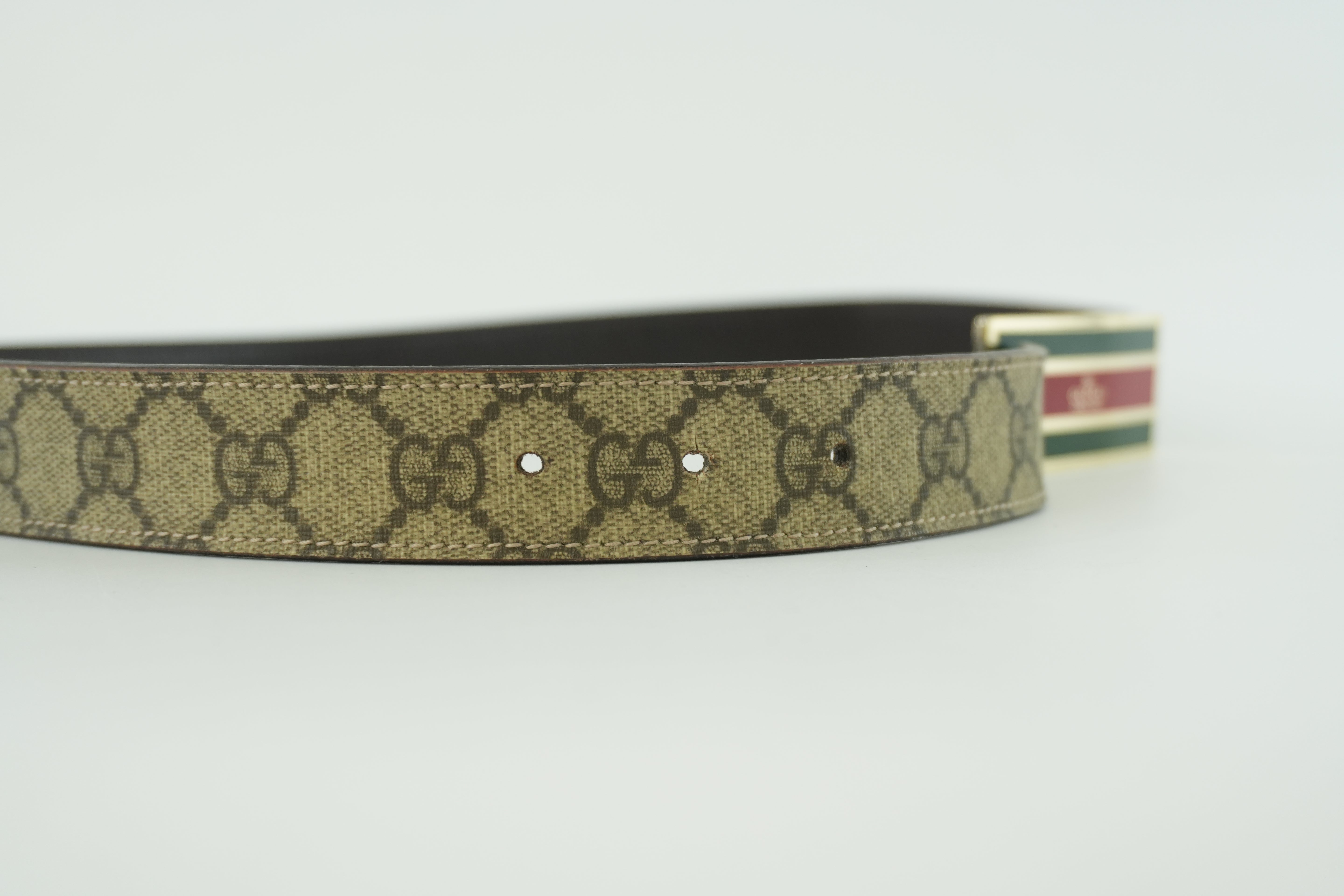 Gucci Belt Size 85 Canvas Sheryline Used