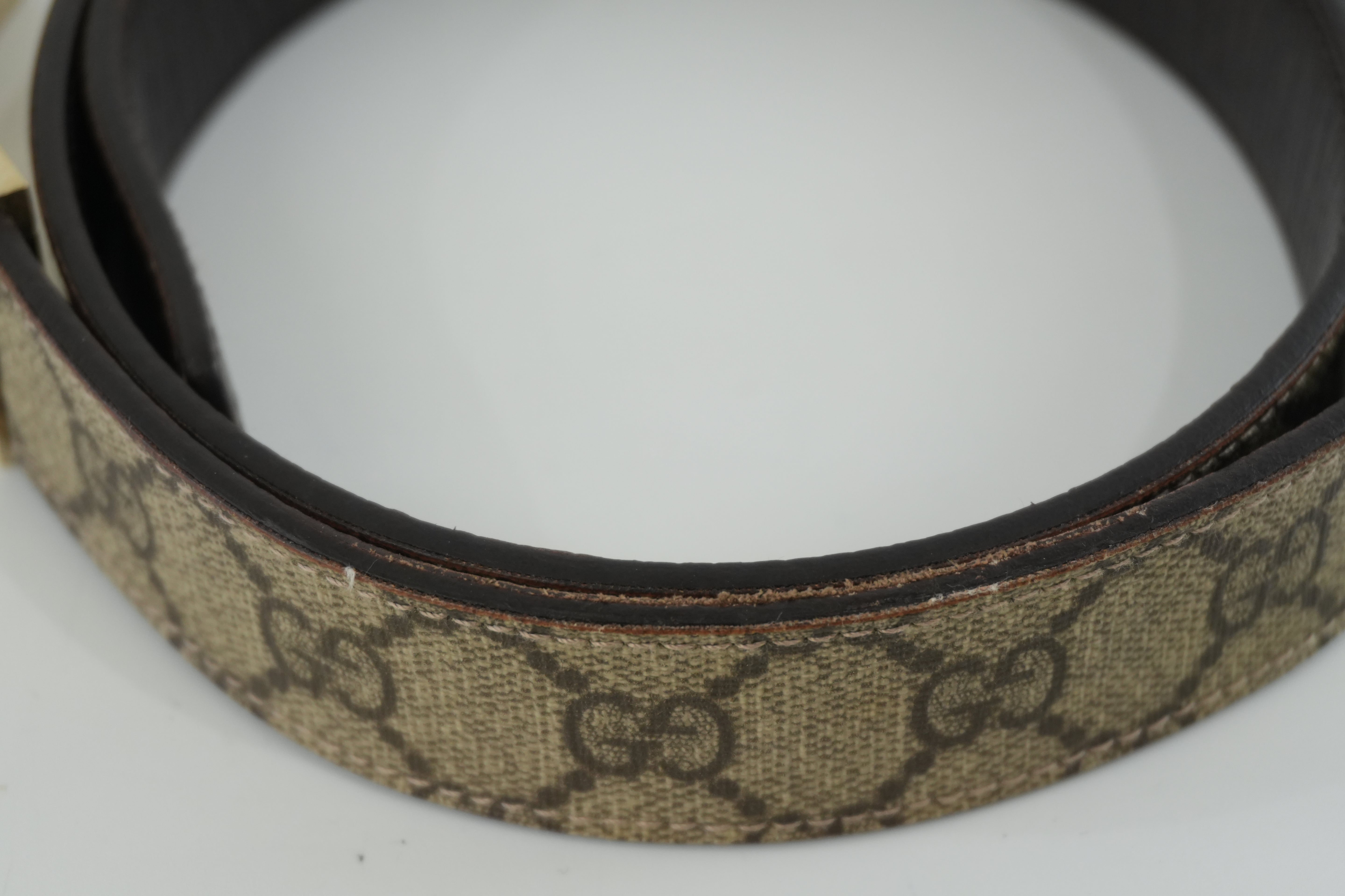 Gucci Belt Size 85 Canvas Sheryline Used