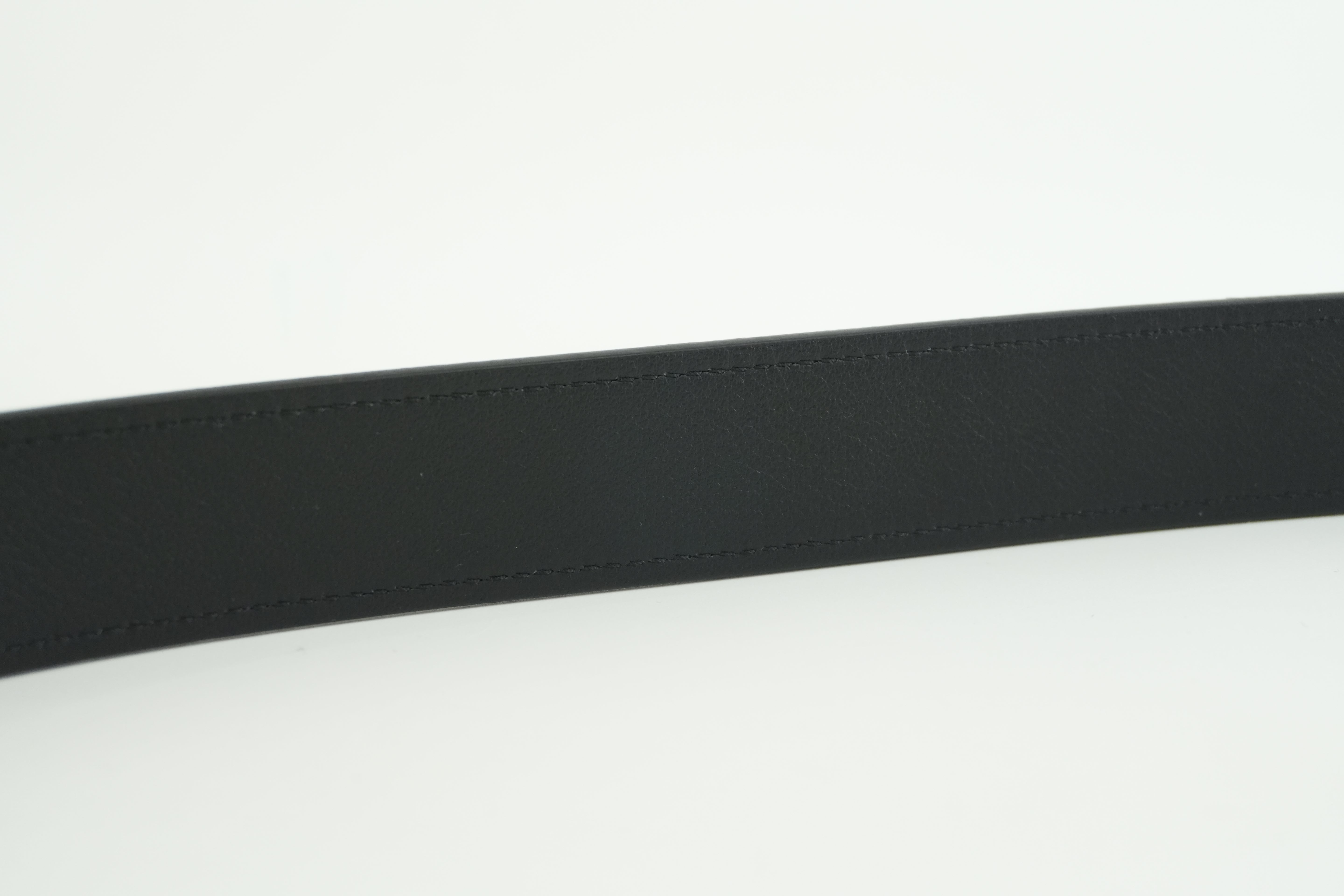 Loewe Belt Size 75 Leather Black Used