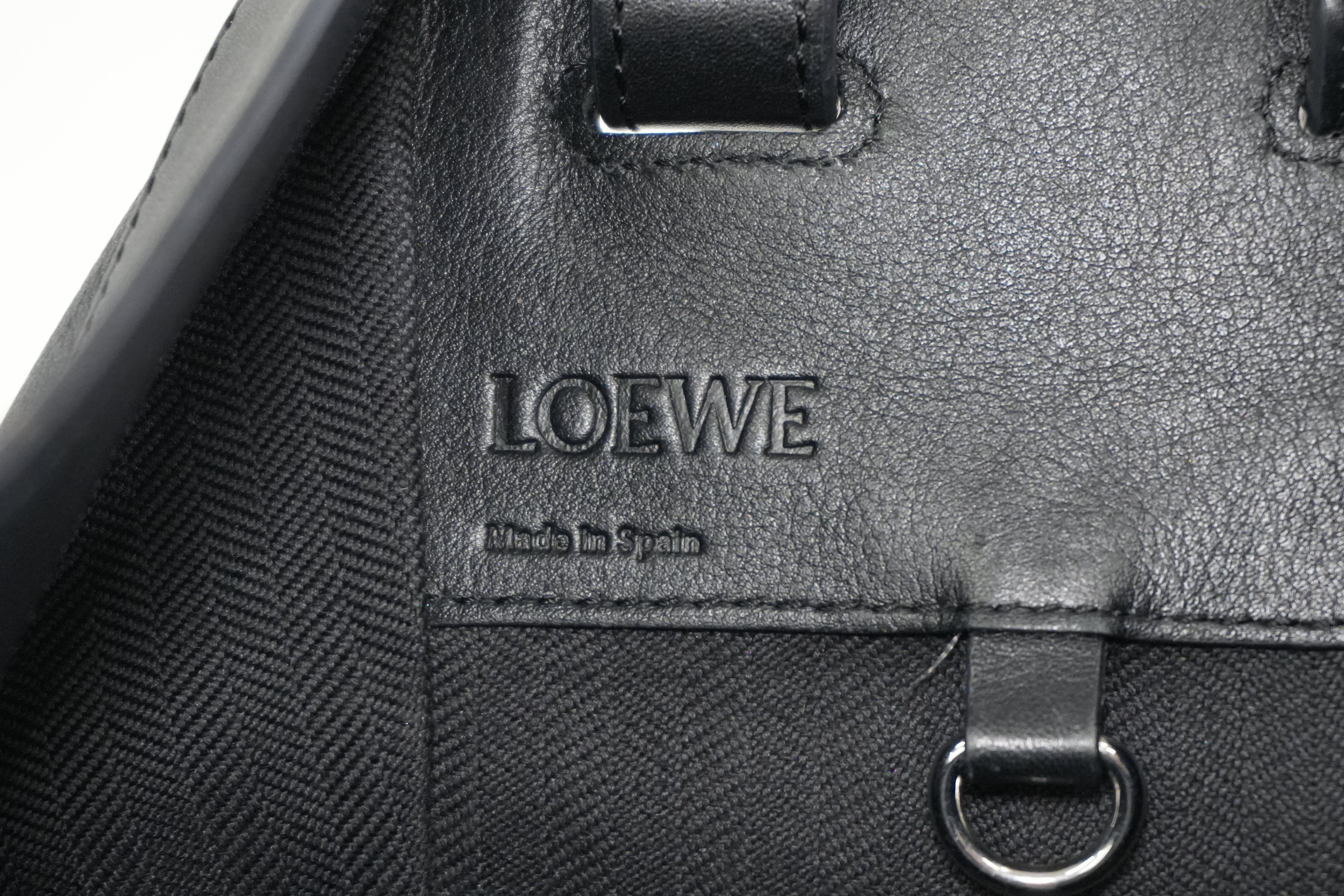 Pre-owned Loewe Hammock Shoulder Bag Black
