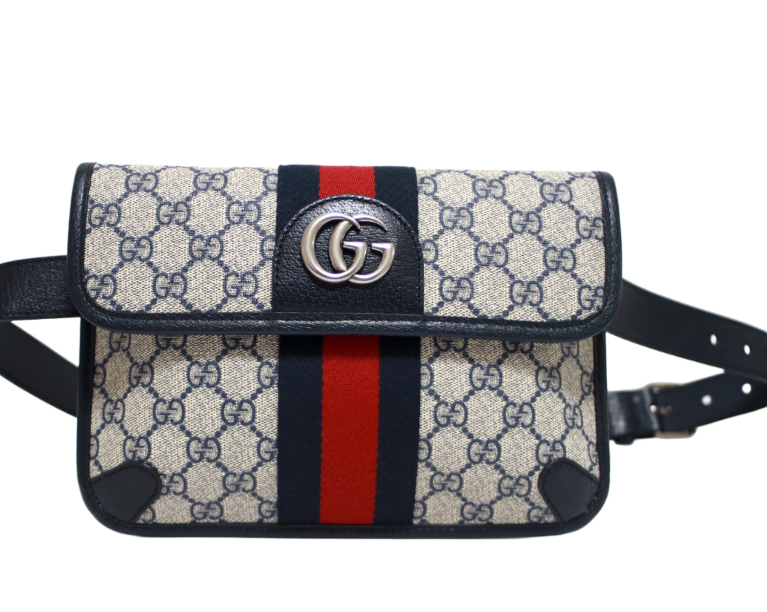 Gucci Ophidia Belt Bag Blue (7498)