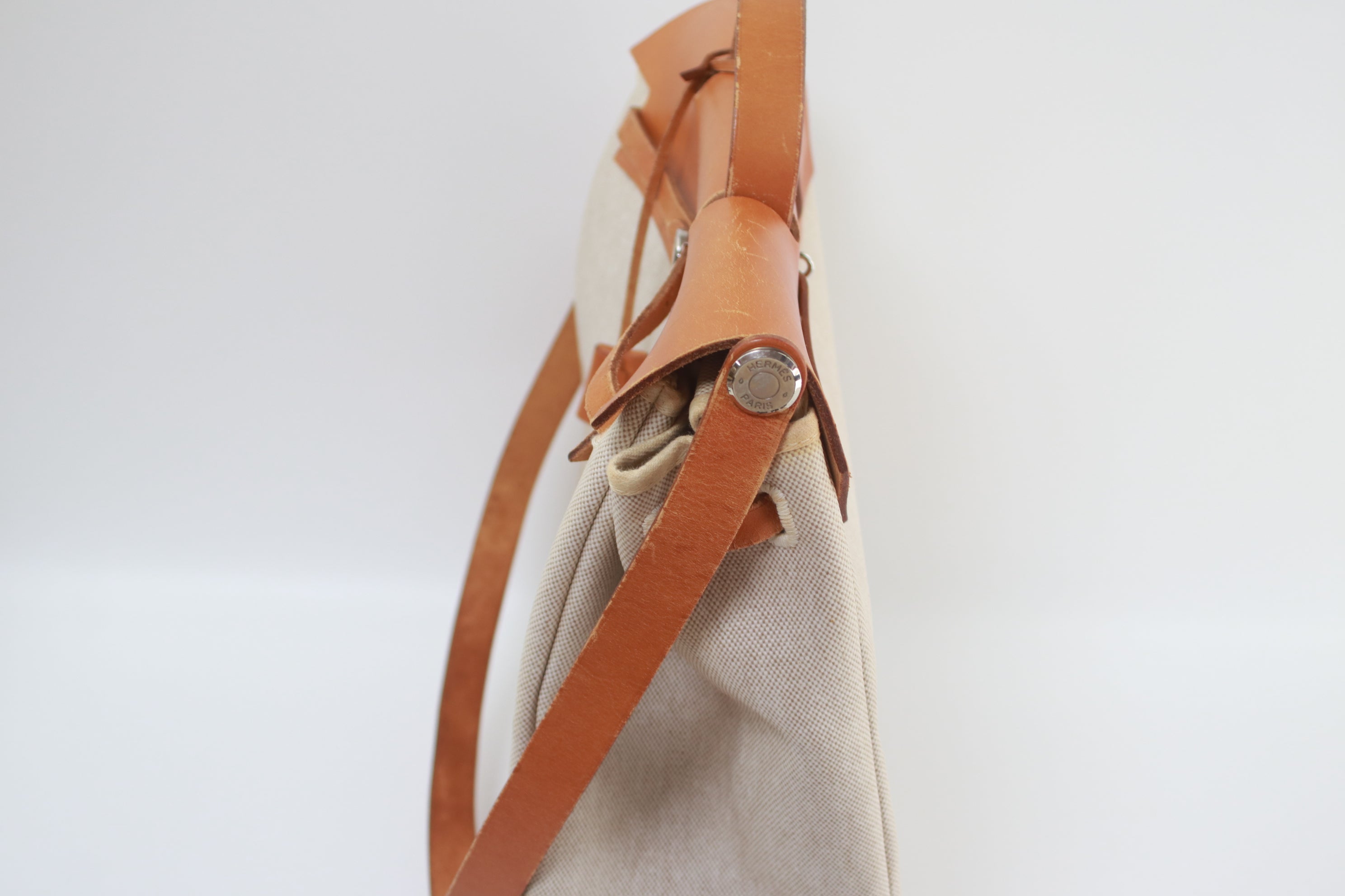 Hermes Herbag MM 2 in 1 Two Way Shoulder Bag Used