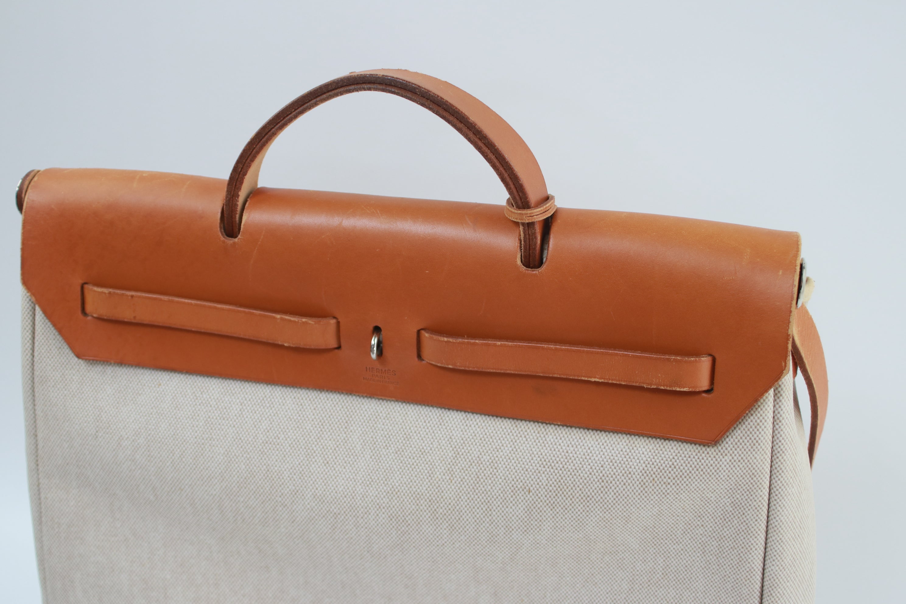 Hermes Herbag MM 2 in 1 Two Way Shoulder Bag Used