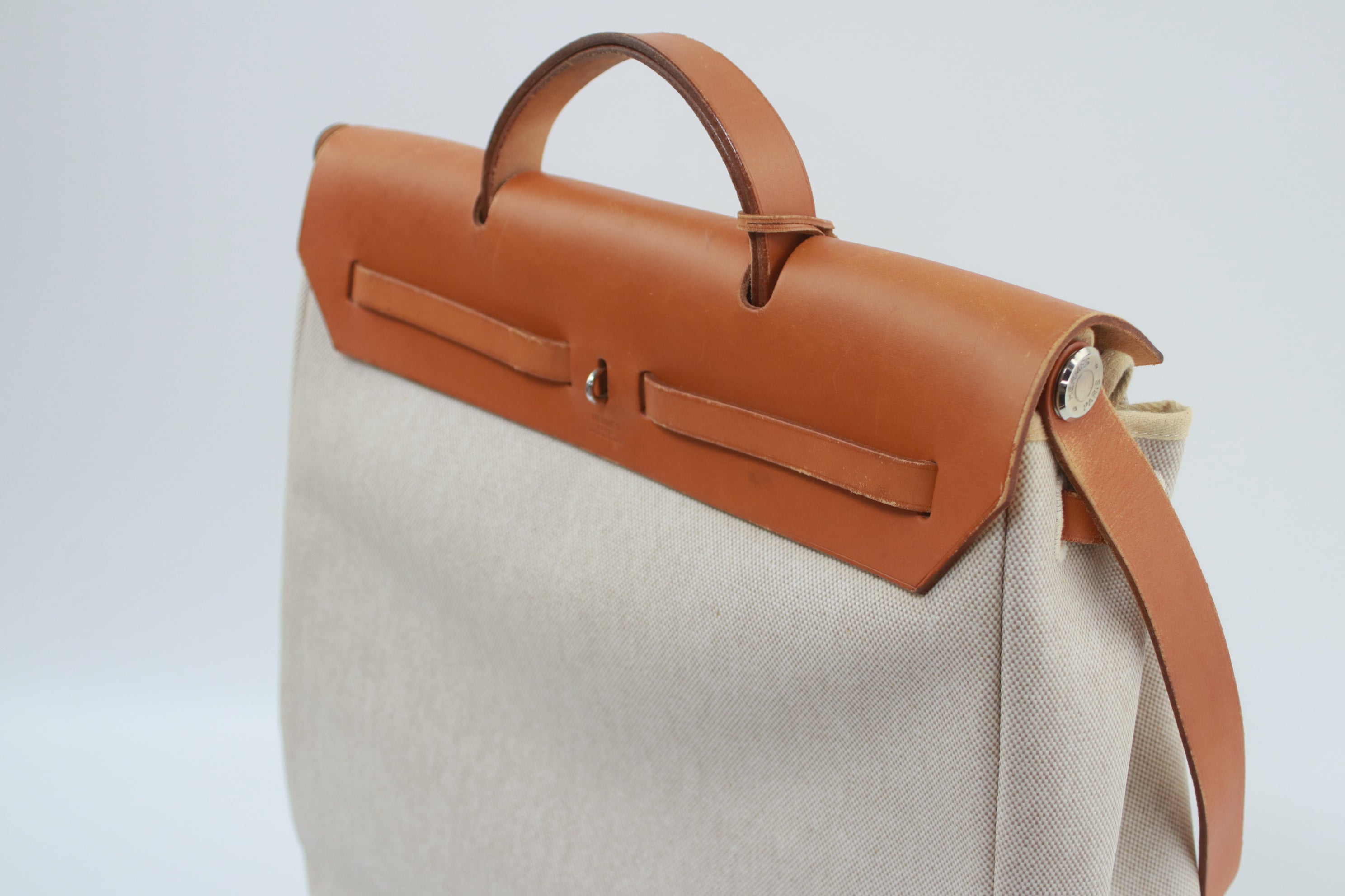 Hermes Herbag MM 2 in 1 Two Way Shoulder Bag Used