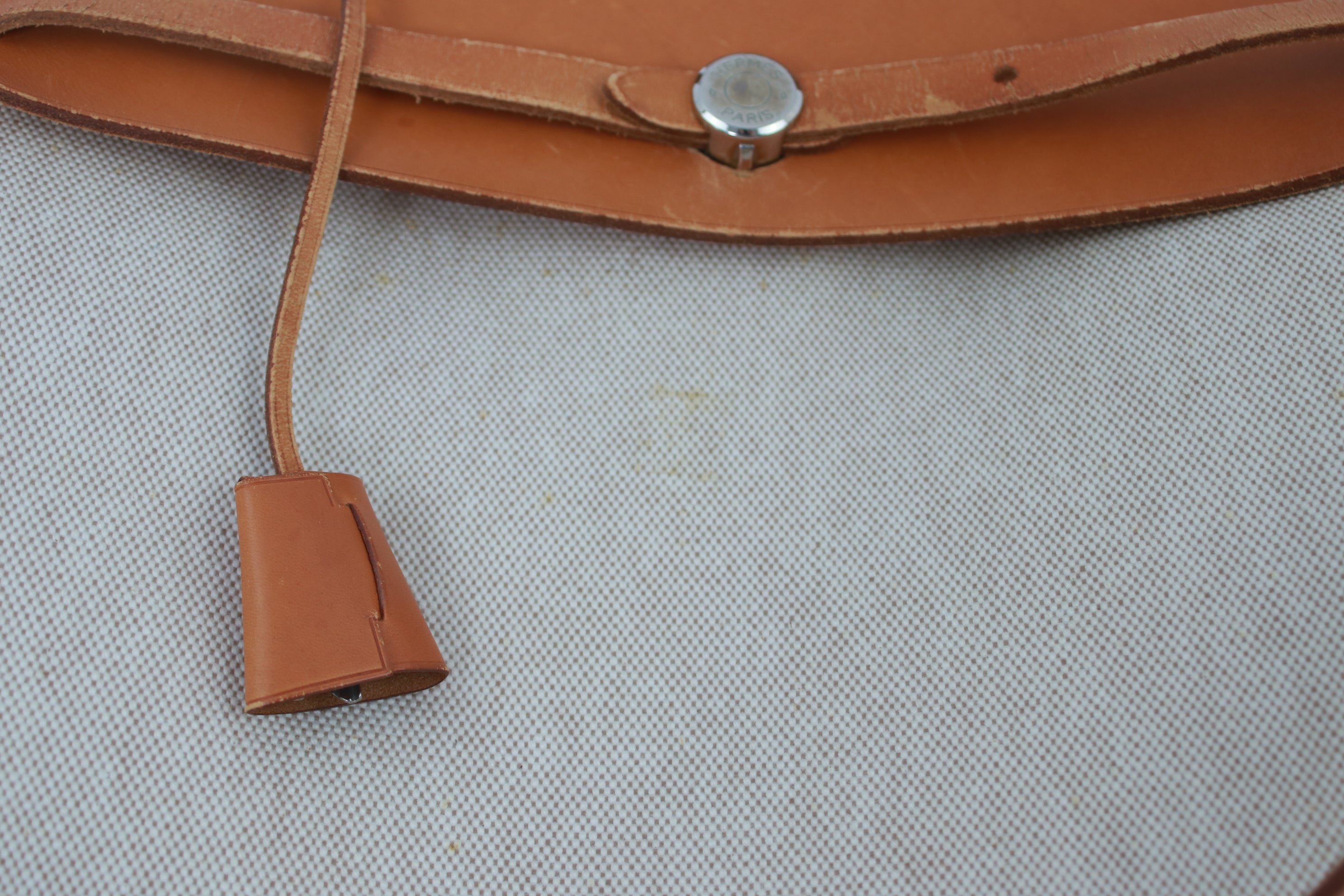 Hermes Herbag MM 2 in 1 Two Way Shoulder Bag Used