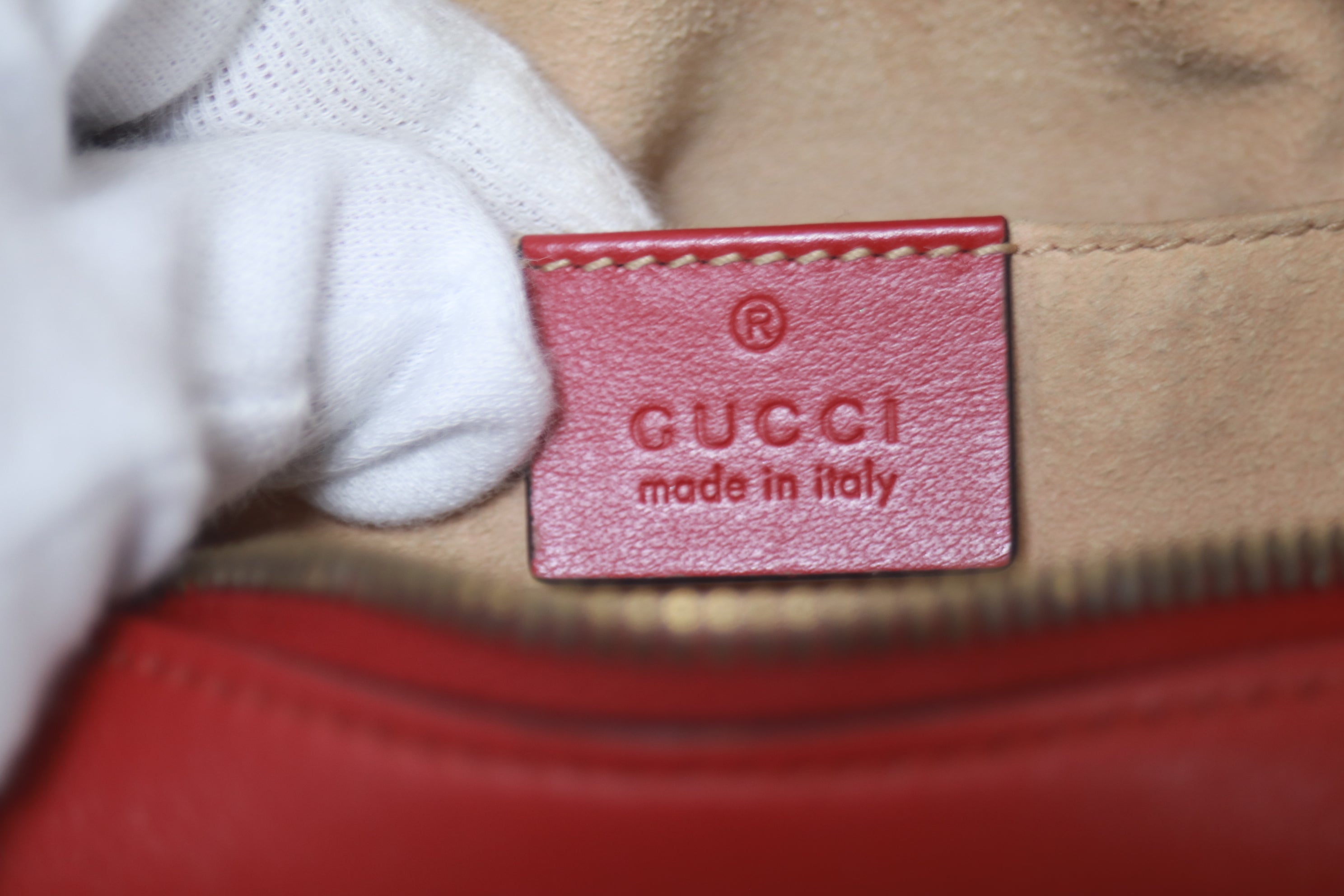 Gucci Marmont Borsa a tracolla piccola rossa usata
