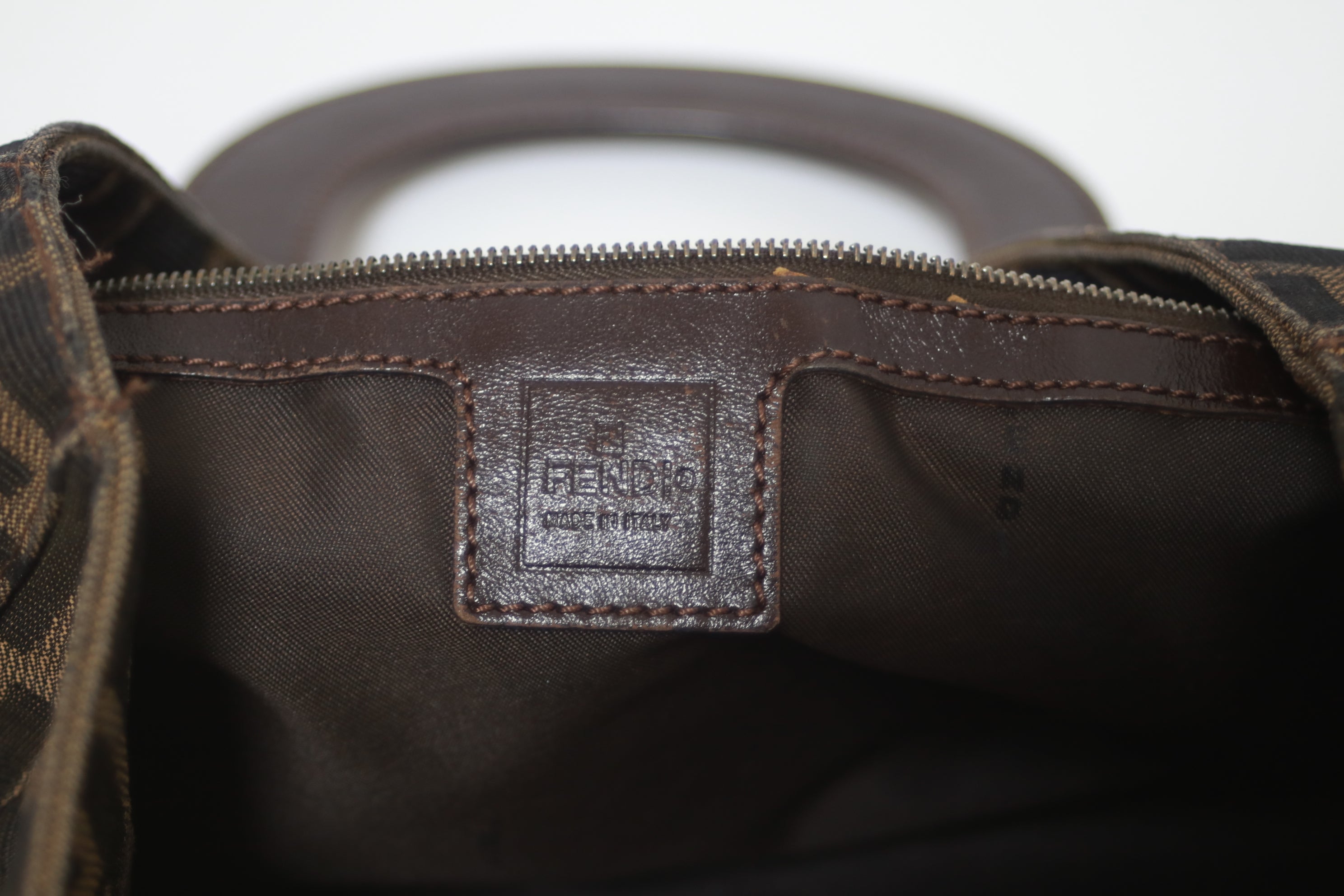 Fendi Zucca Handbag Used