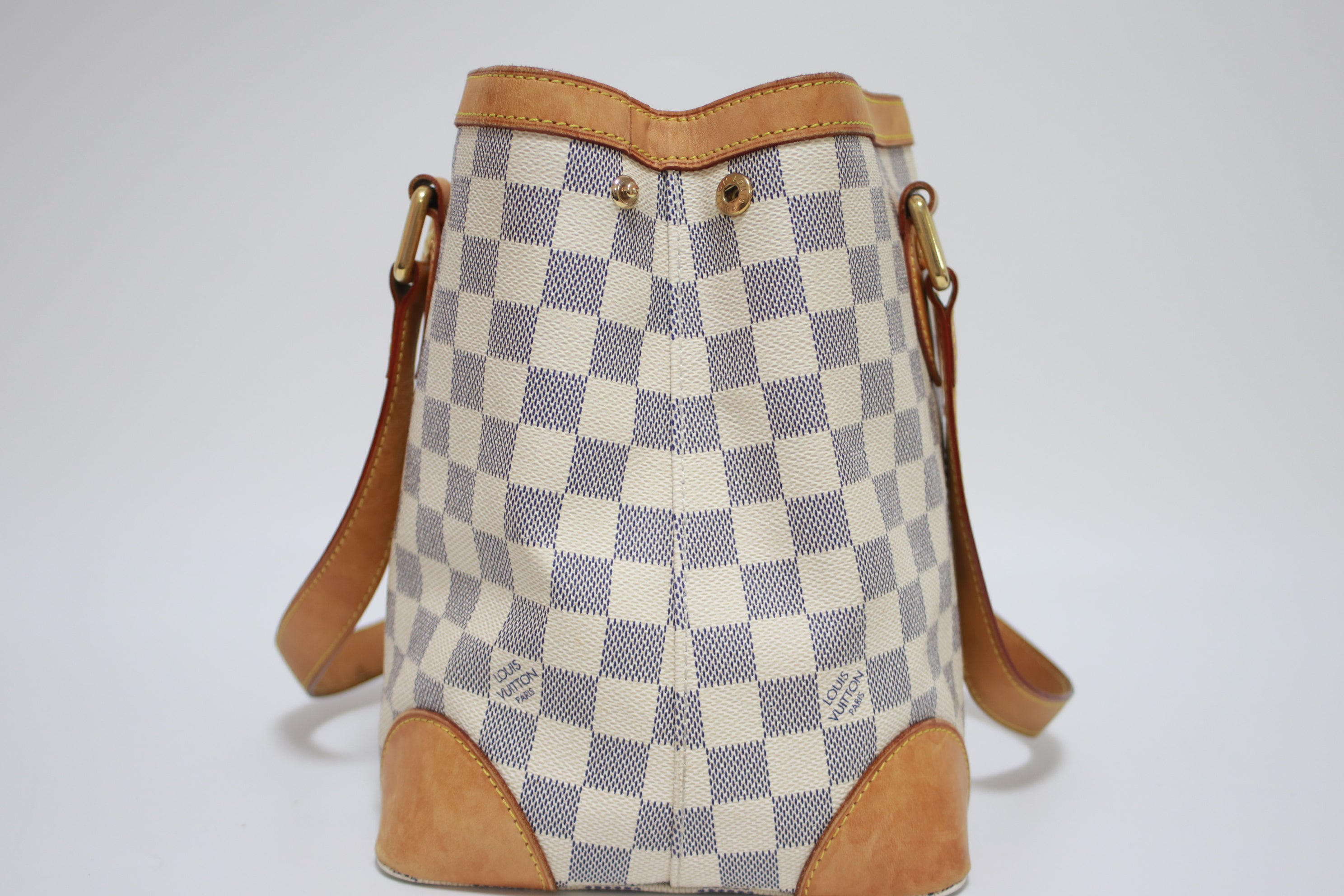 Louis Vuitton Hampstead PM Damier Azur Shoulder Bag Used