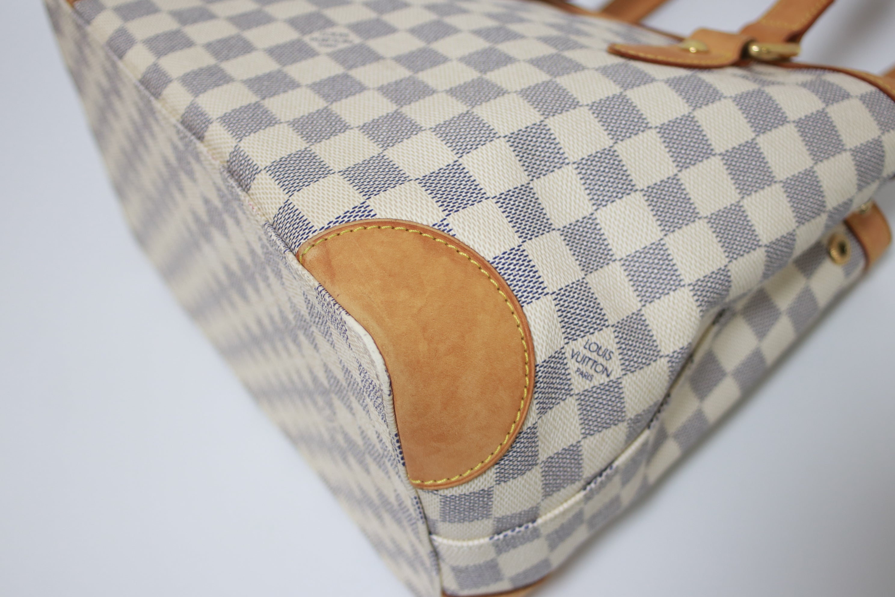 Louis Vuitton Hampstead PM Damier Azur Shoulder Bag Used