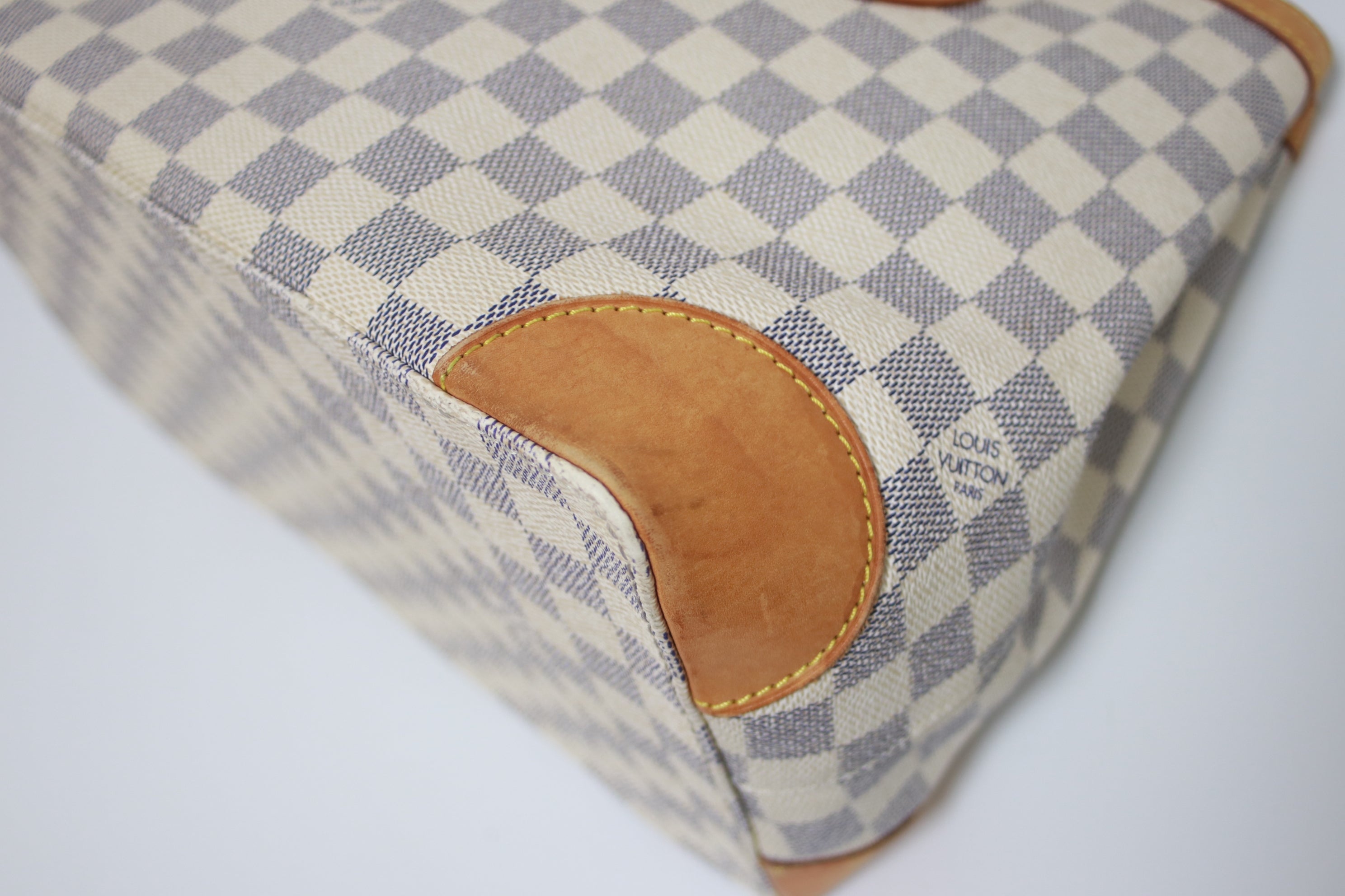 Louis Vuitton Hampstead PM Damier Azur Shoulder Bag Used