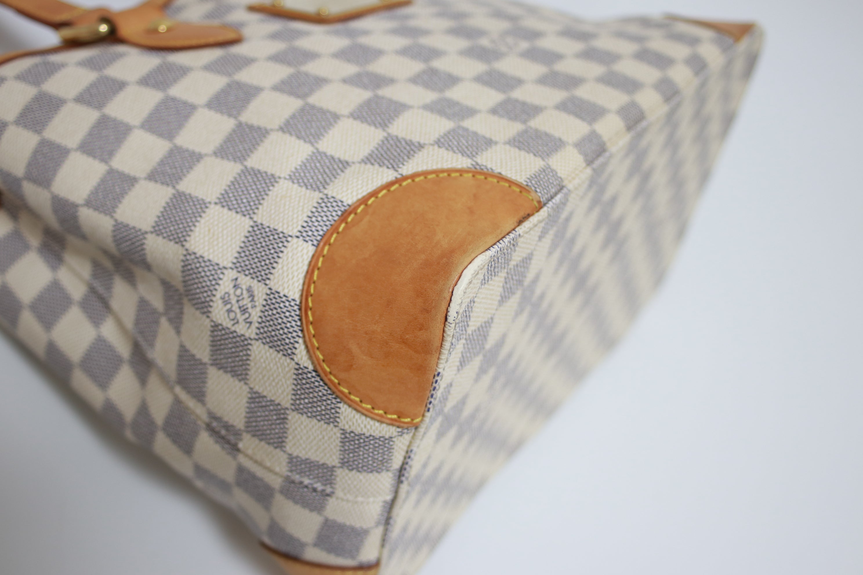 Louis Vuitton Hampstead PM Damier Azur Shoulder Bag Used