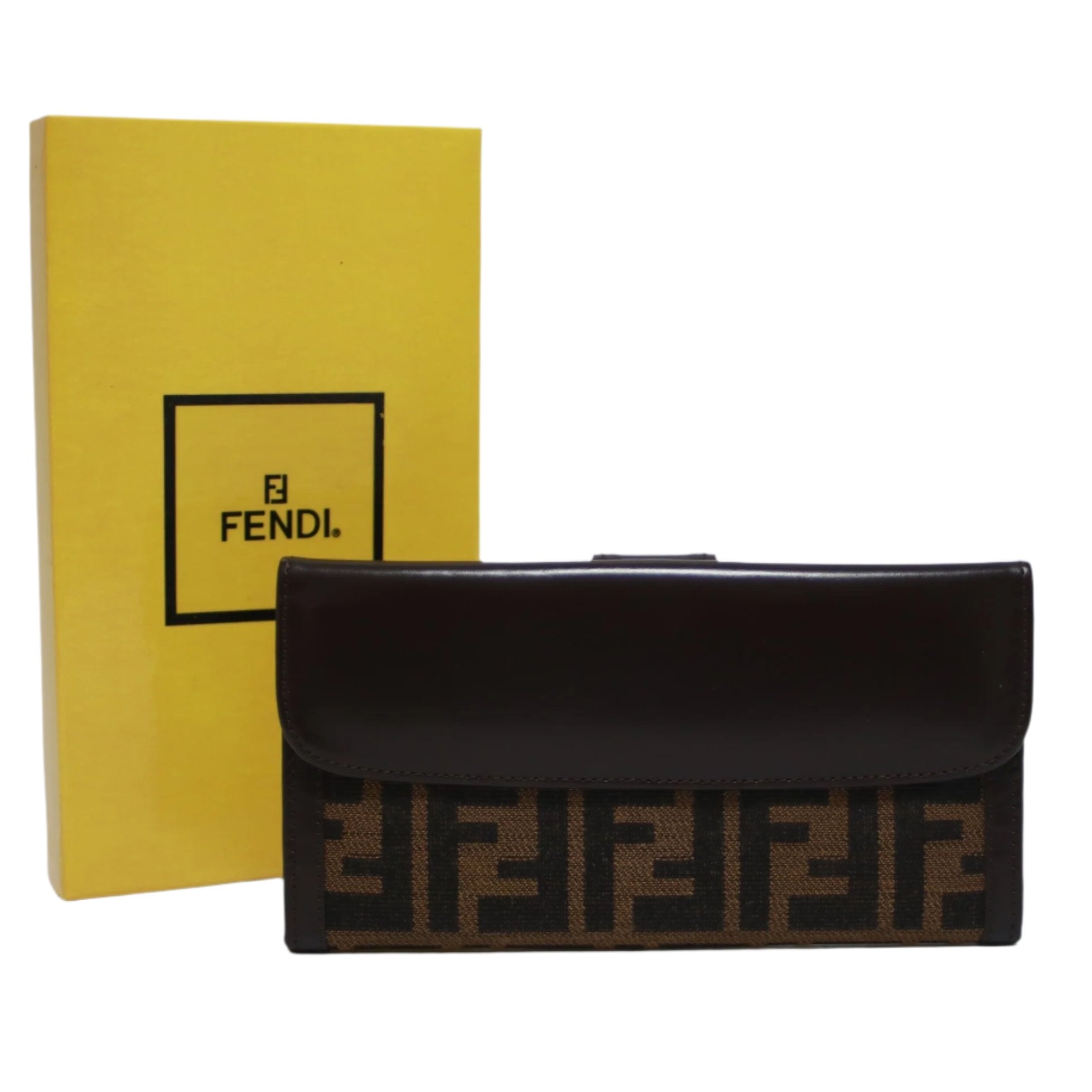 Fendi Zucca Wallet Used