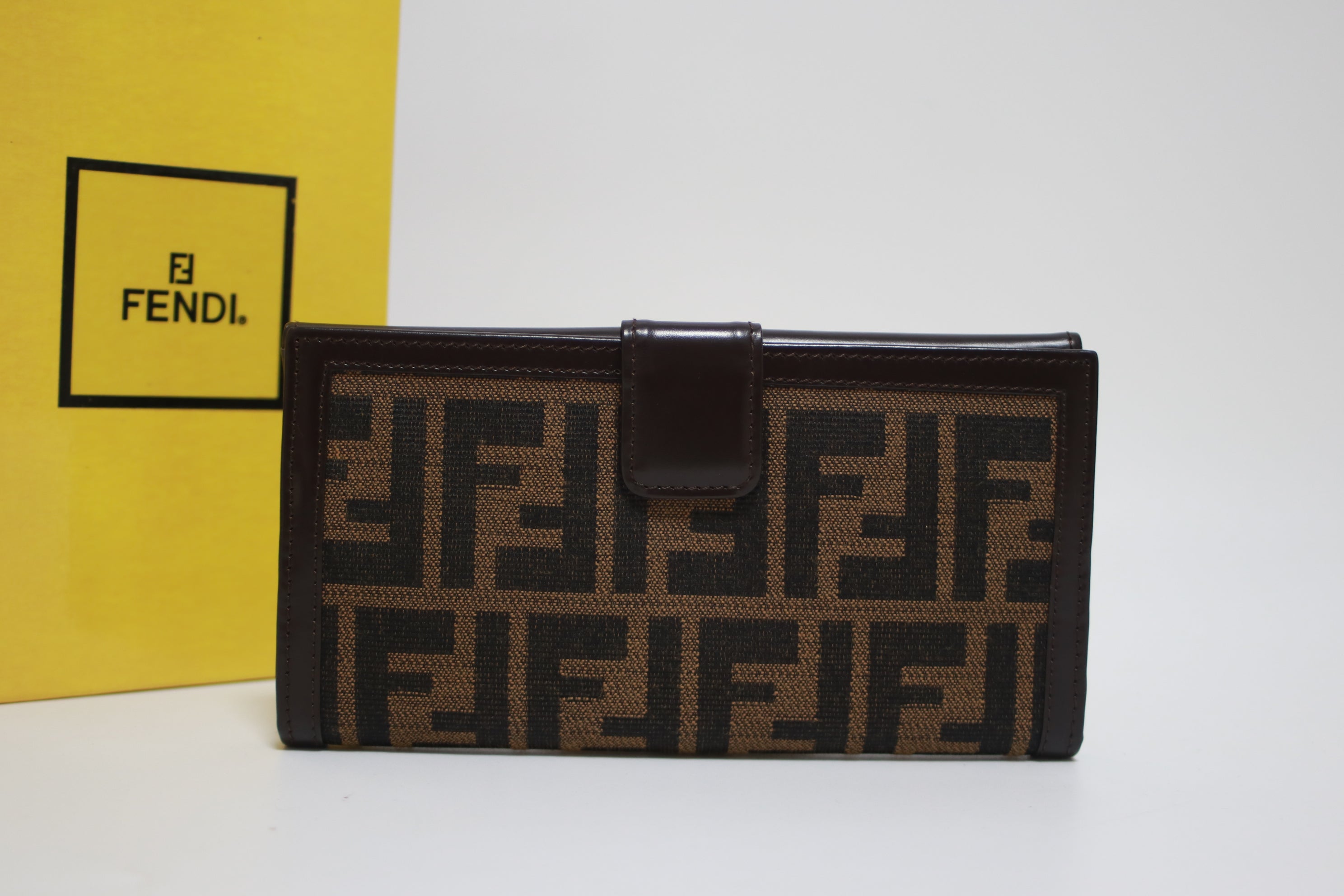 Fendi Zucca Wallet Used