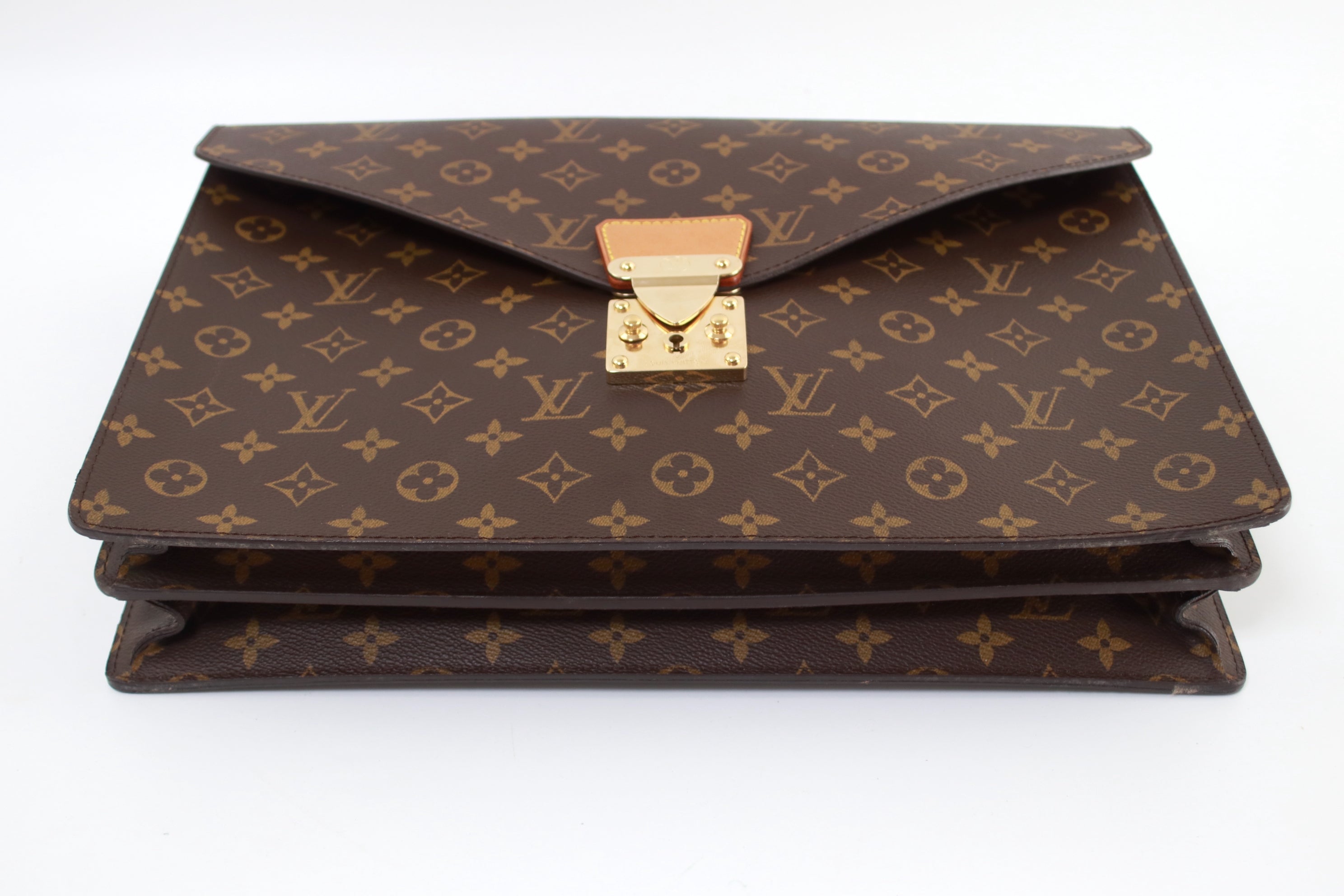 LOUIS VUITTON SERVIETTE CONSEILLER BRIEFCASE HANDBAG USED