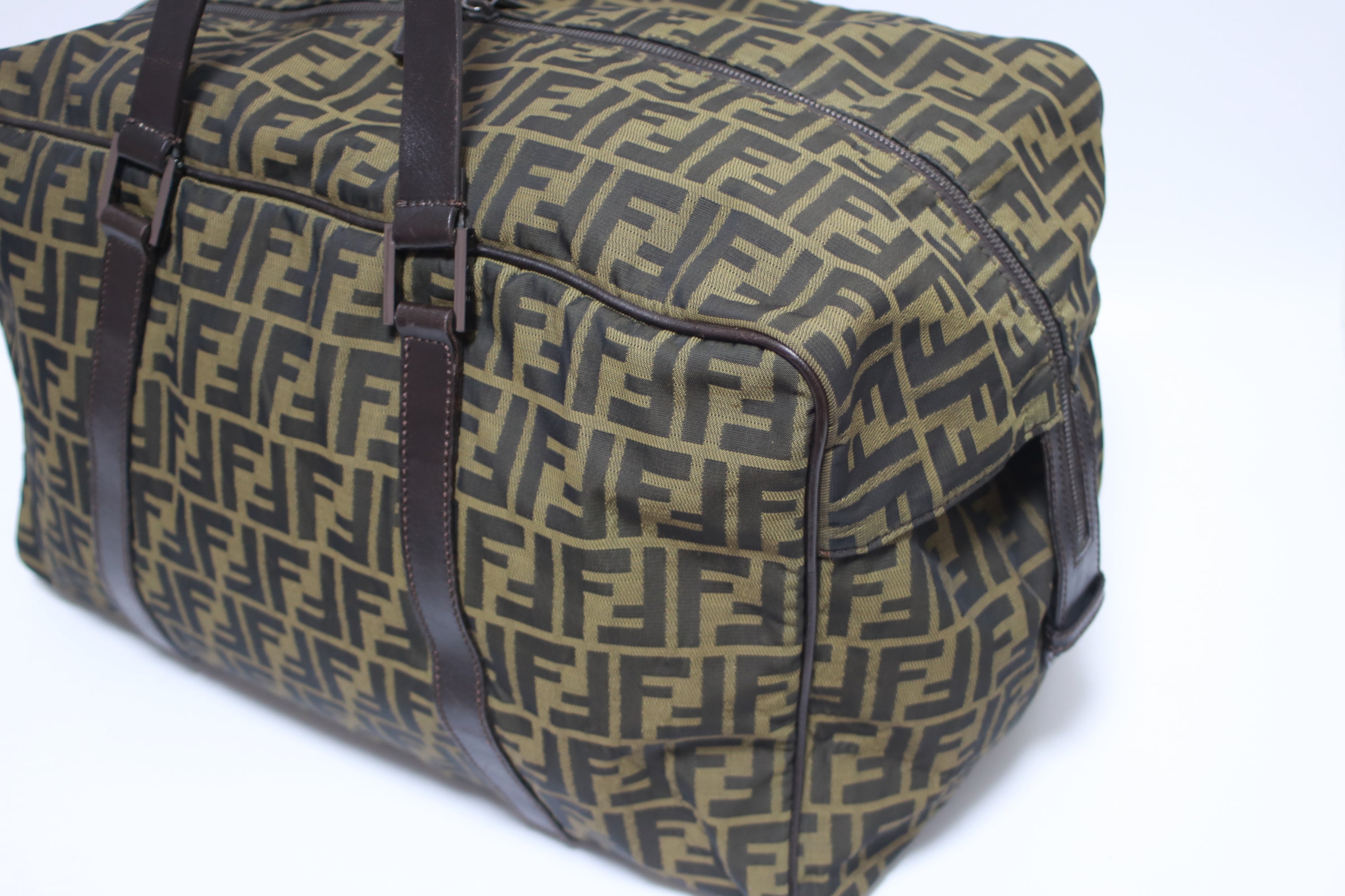 Fendi Zucca Duffle Bag Used