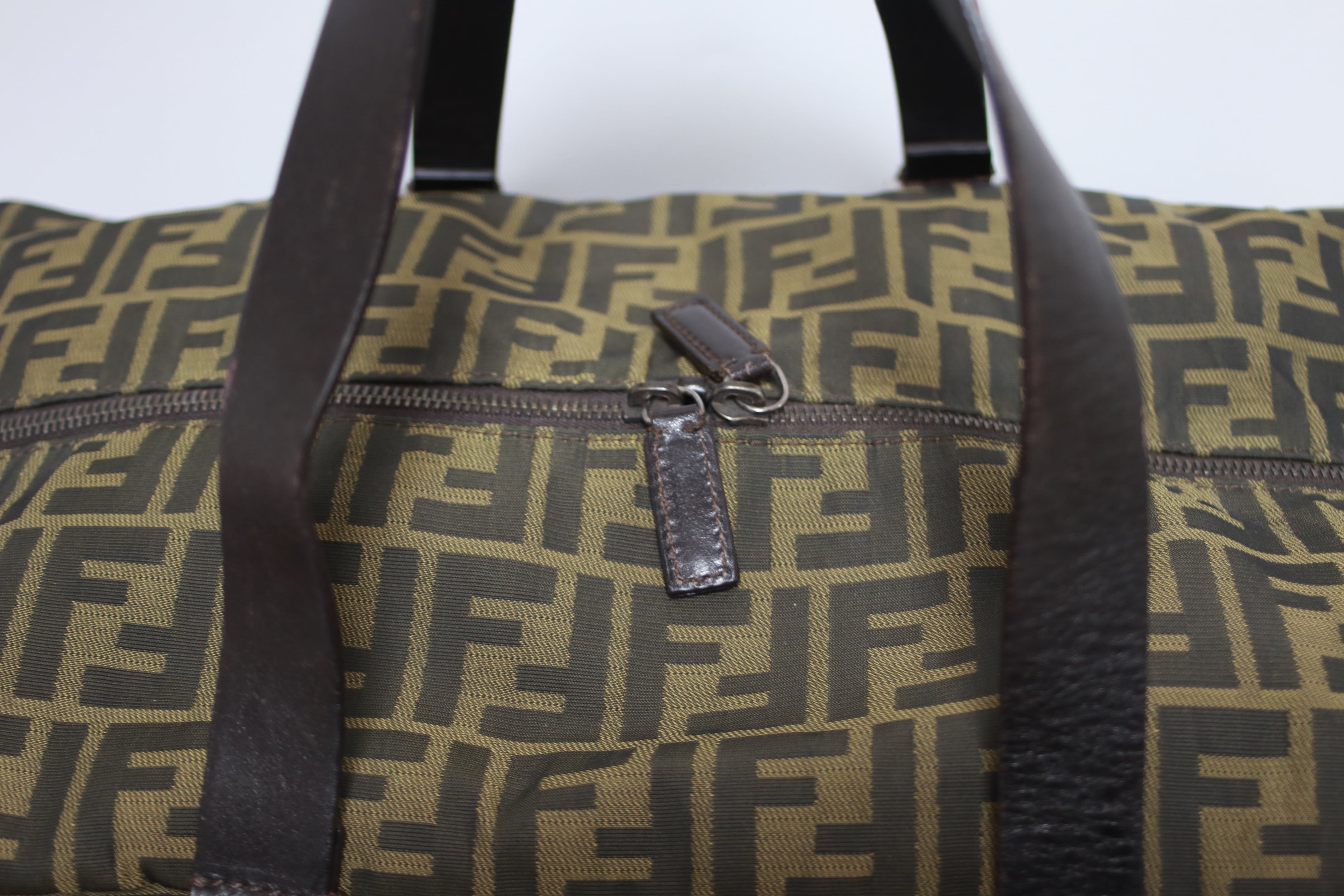 Fendi Zucca Duffle Bag Used