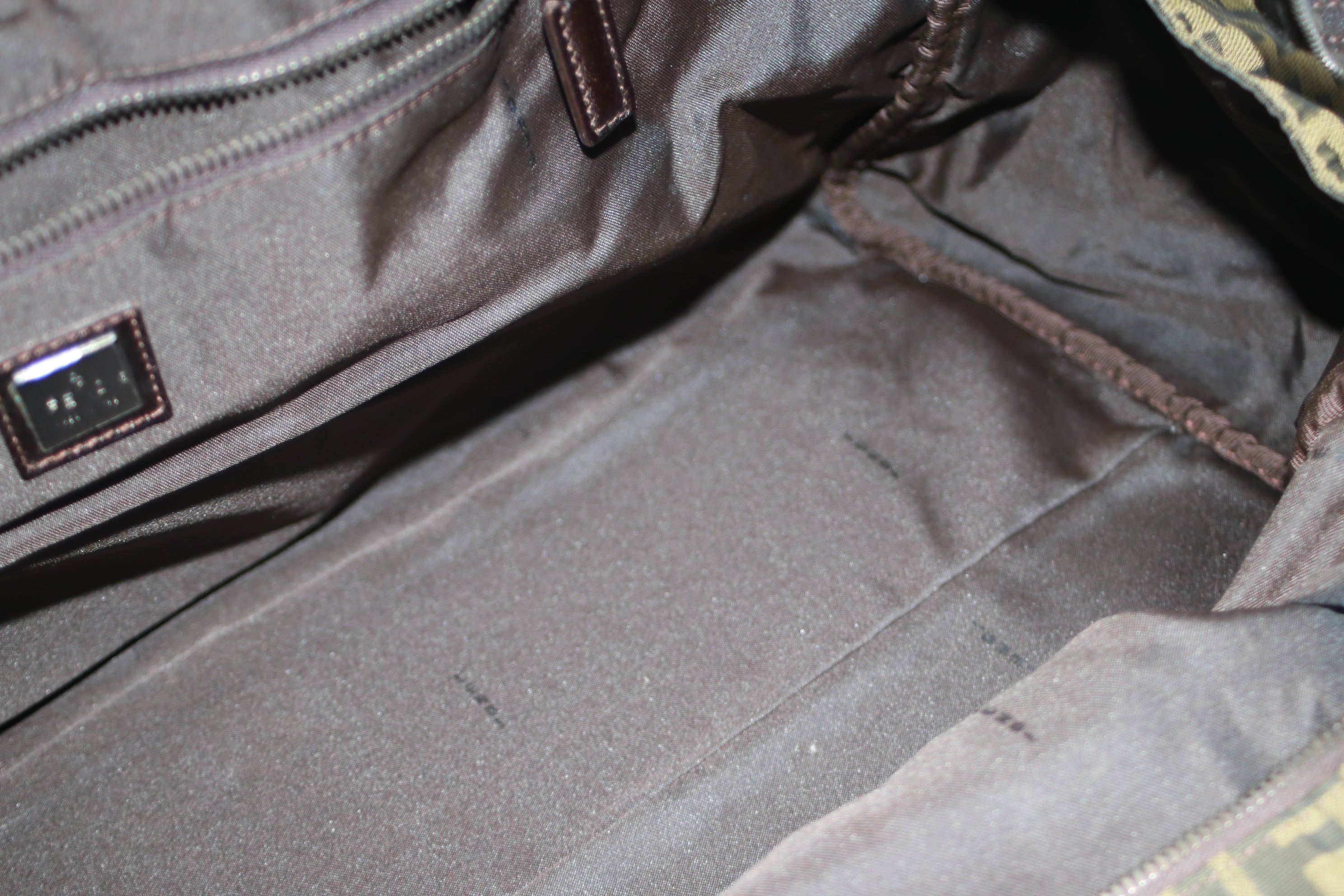 Fendi Zucca Duffle Bag Used