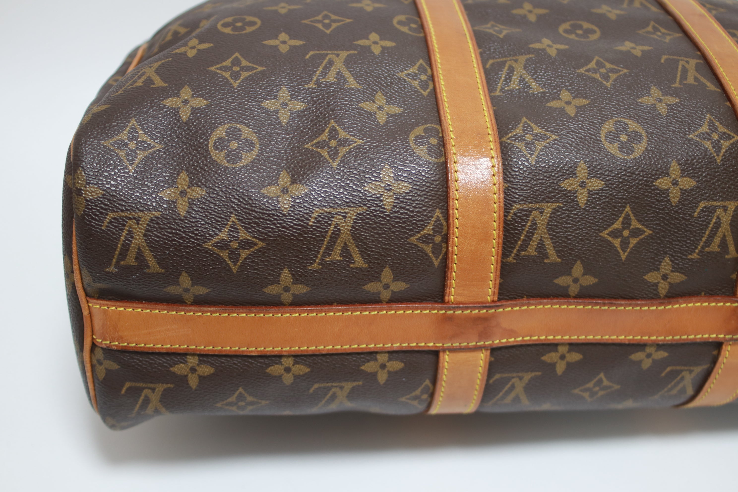 Louis Vuitton Sac Flanerie 45 Shoulder Tote Bag Used