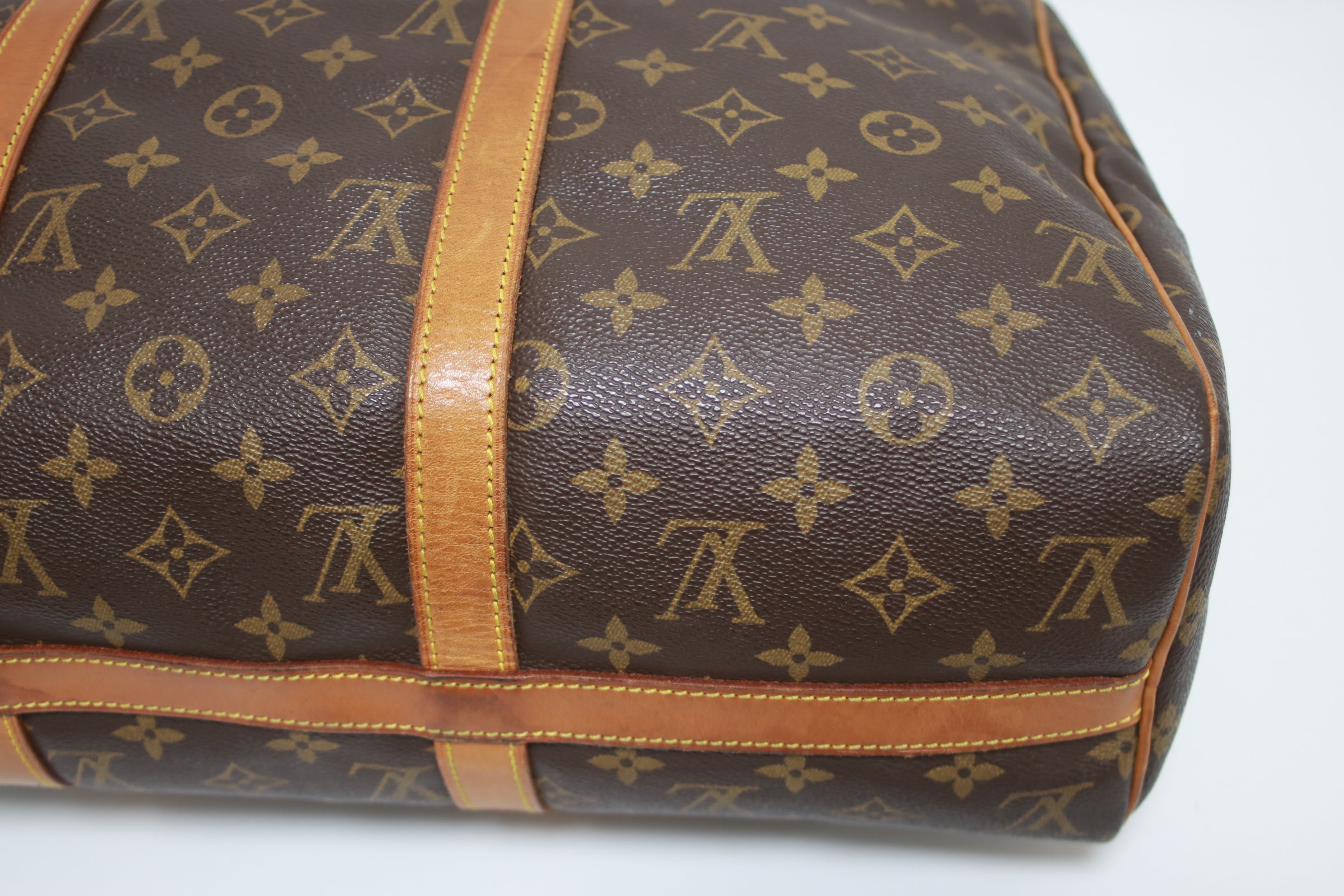 Louis Vuitton Sac Flanerie 45 Shoulder Tote Bag Used