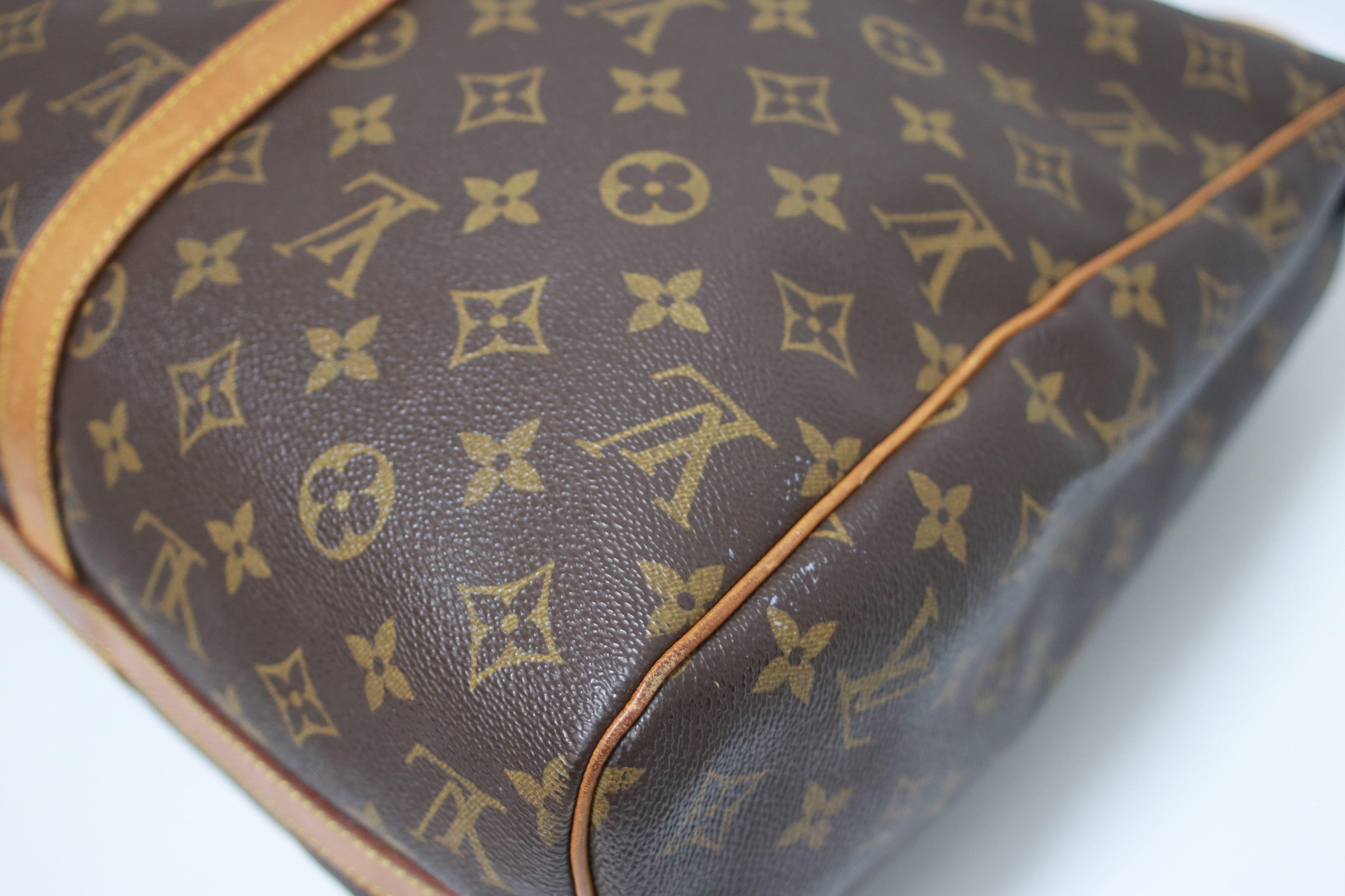 Louis Vuitton Sac Flanerie 45 Shoulder Tote Bag Used