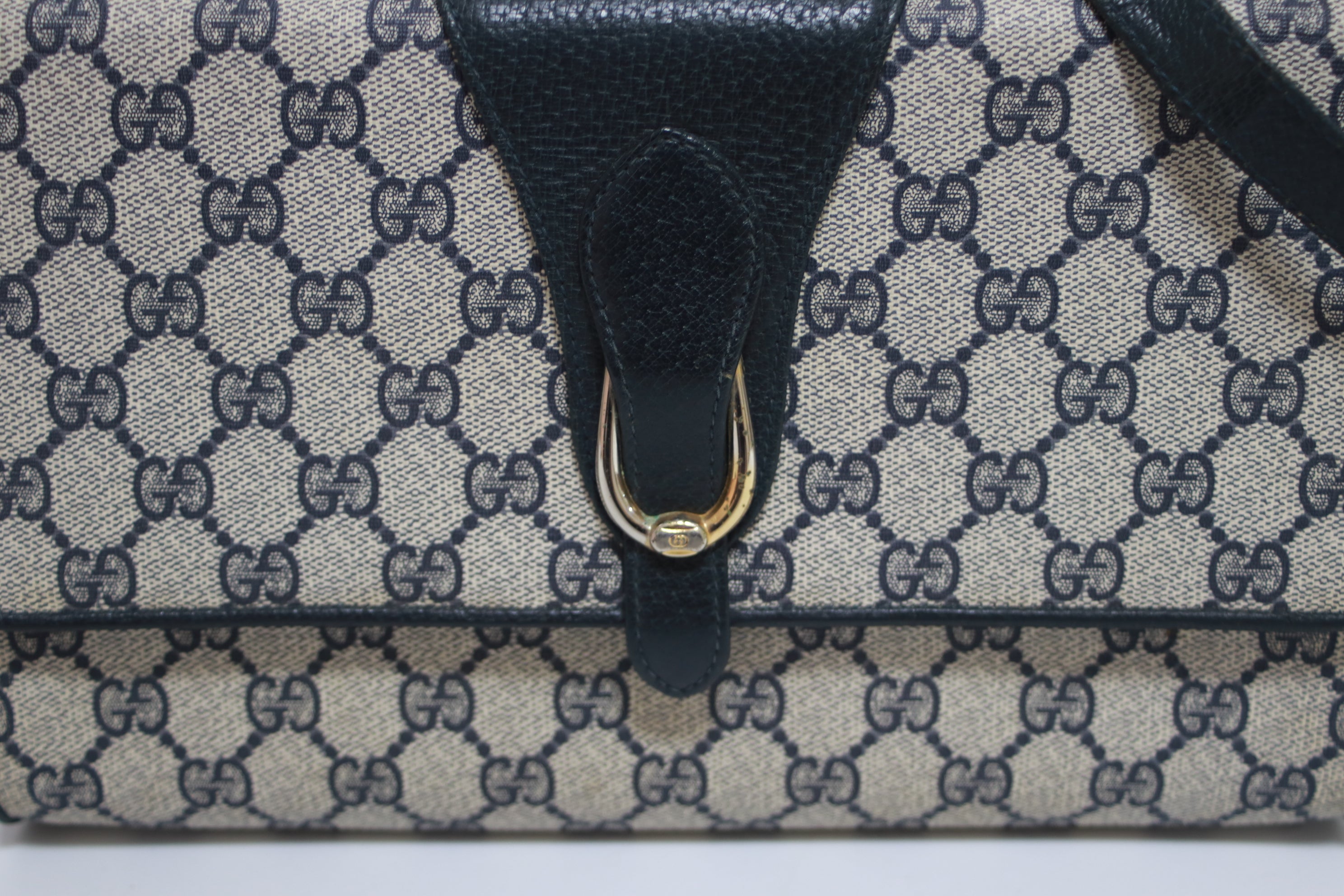Gucci Clutch Shoulder Bag Navy blue Used