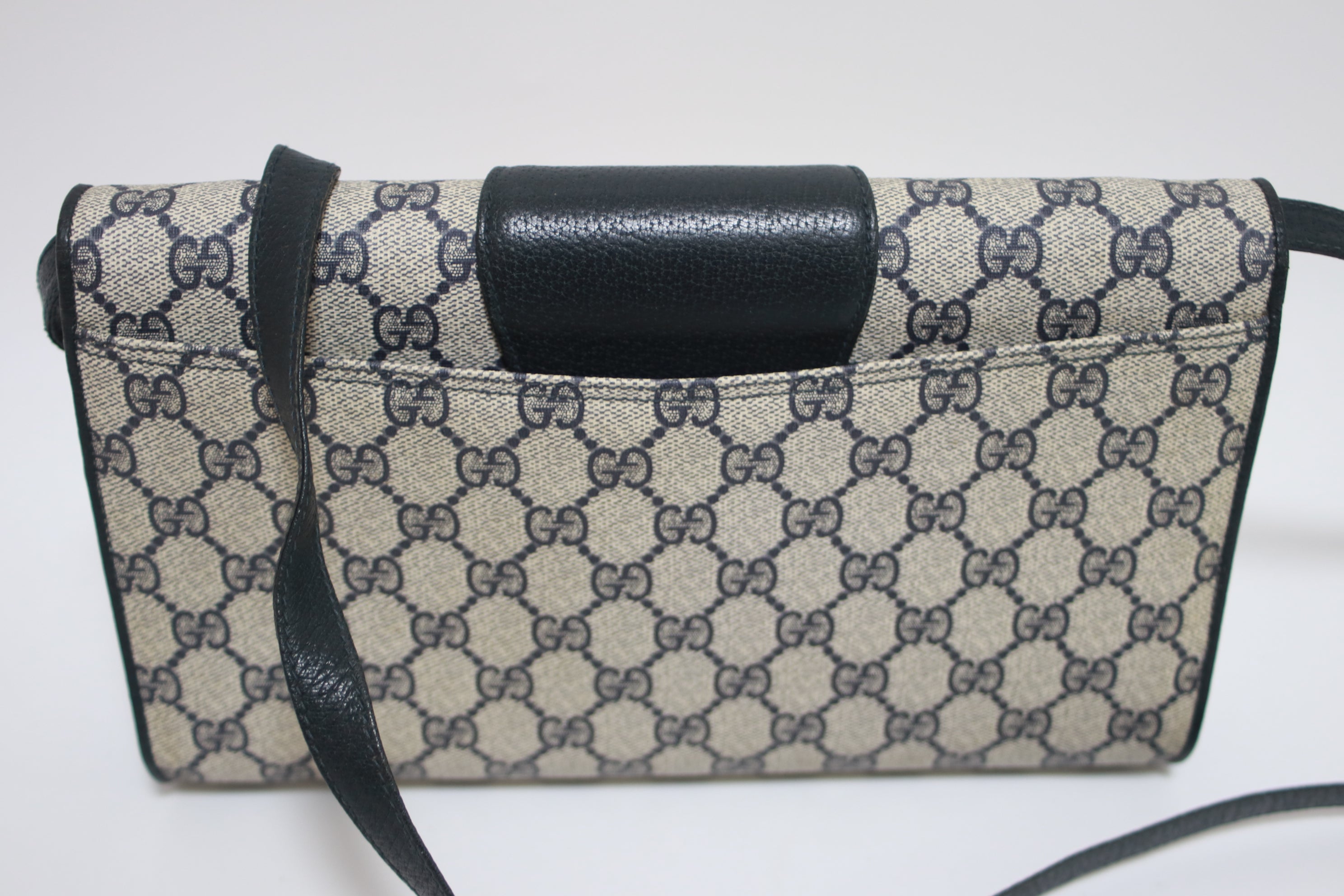 Gucci Clutch Shoulder Bag Navy blue Used