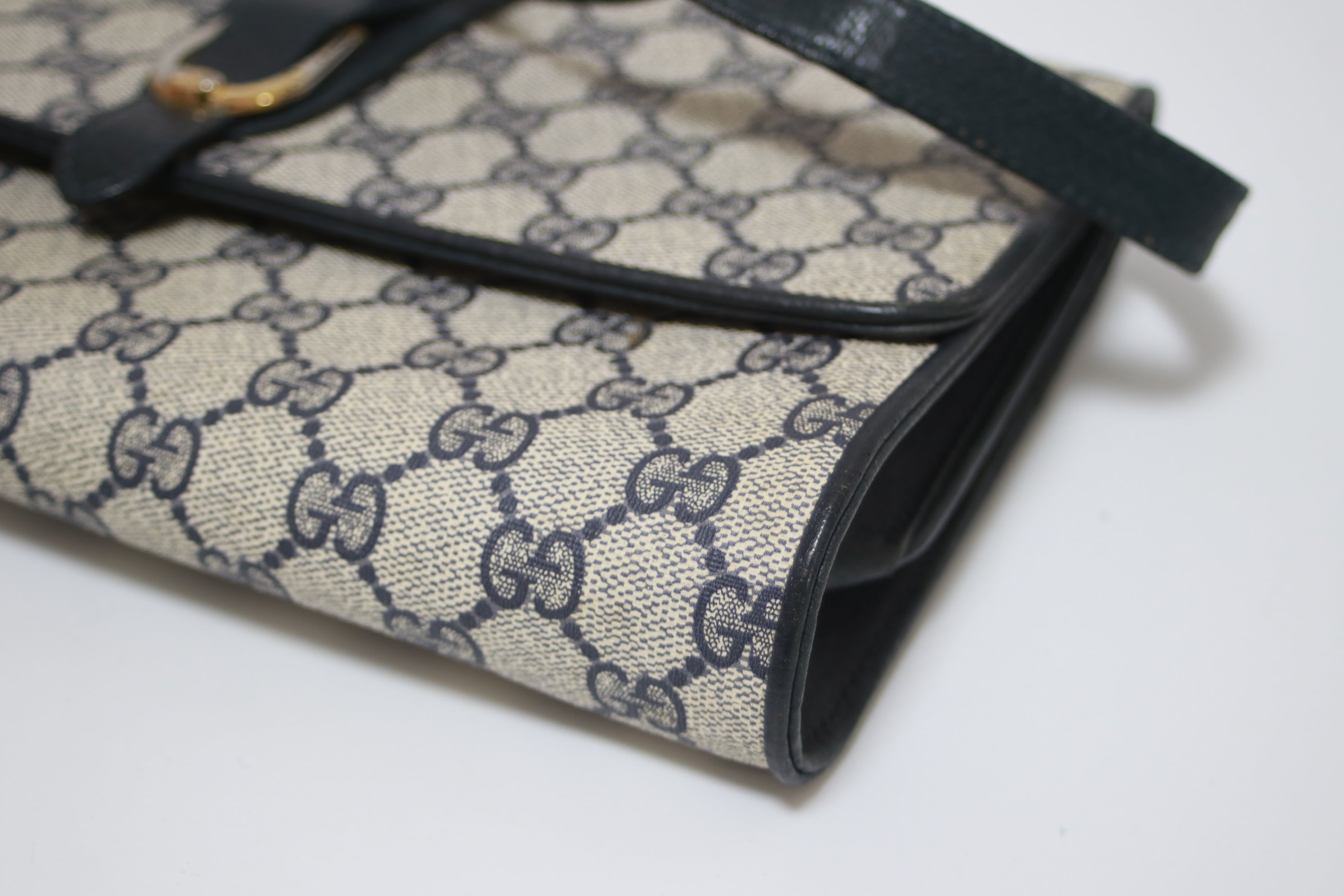 Gucci Clutch Shoulder Bag Navy blue Used