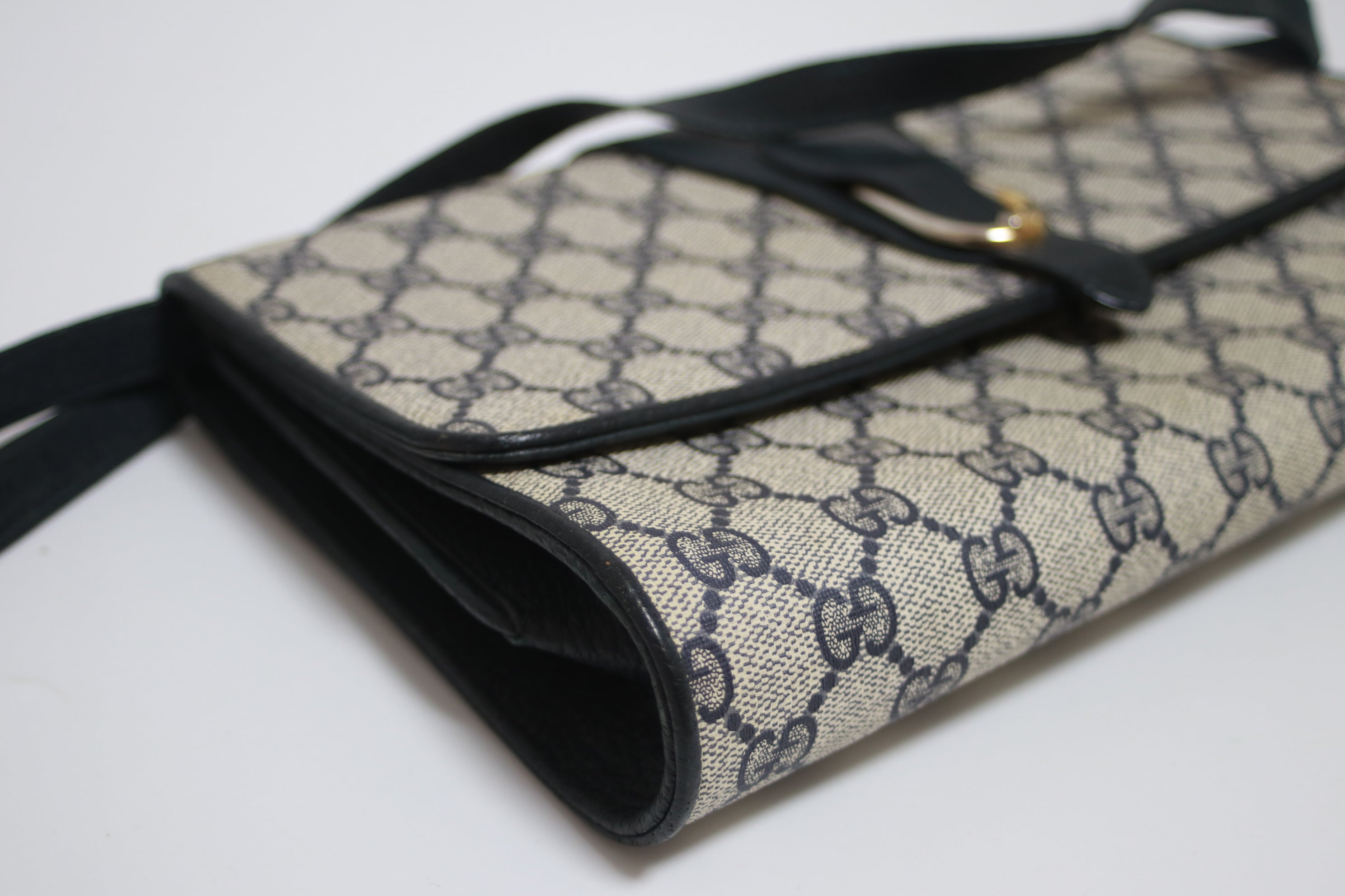Gucci Clutch Shoulder Bag Navy blue Used