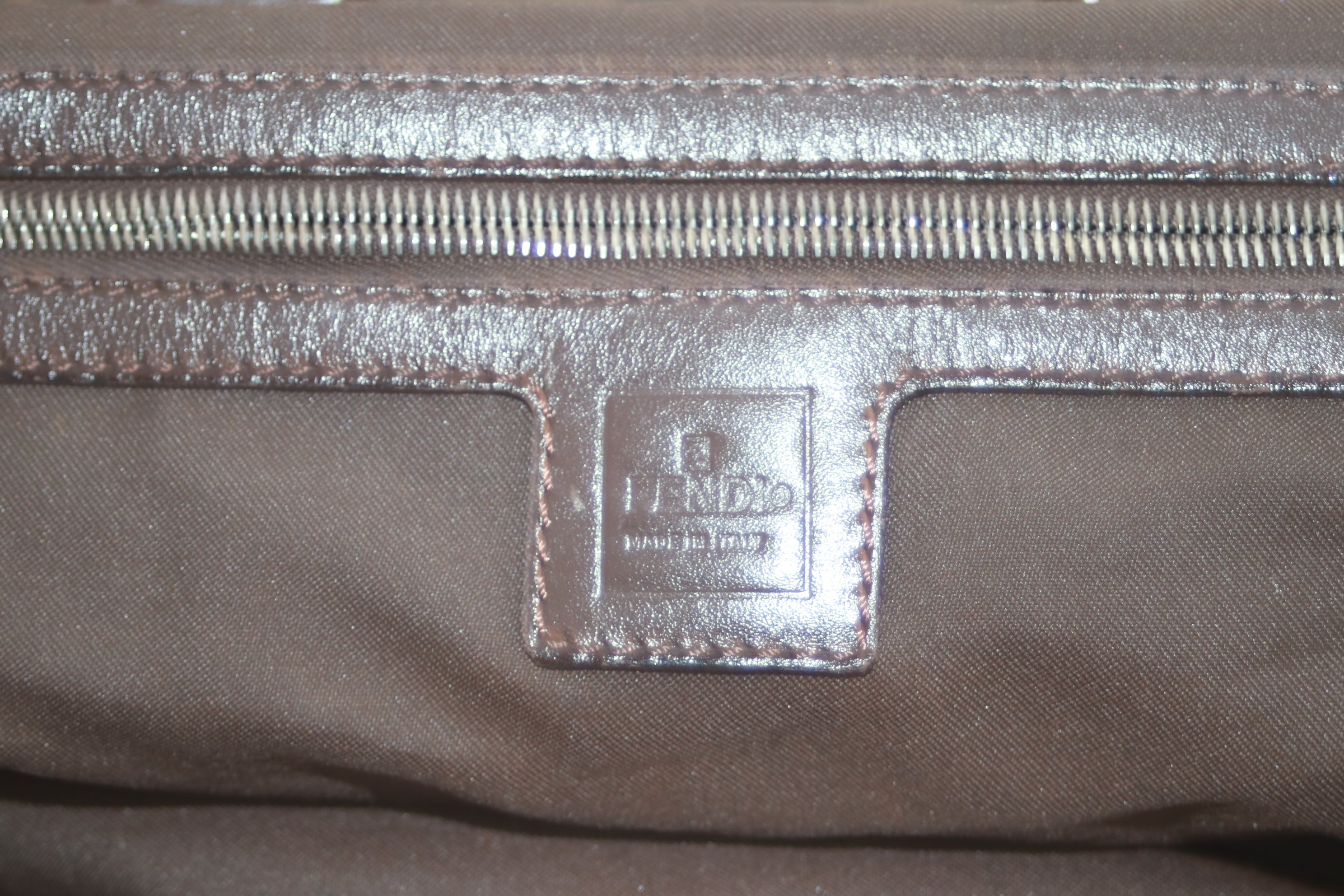 Fendi Zucca Shoulder Bag Used