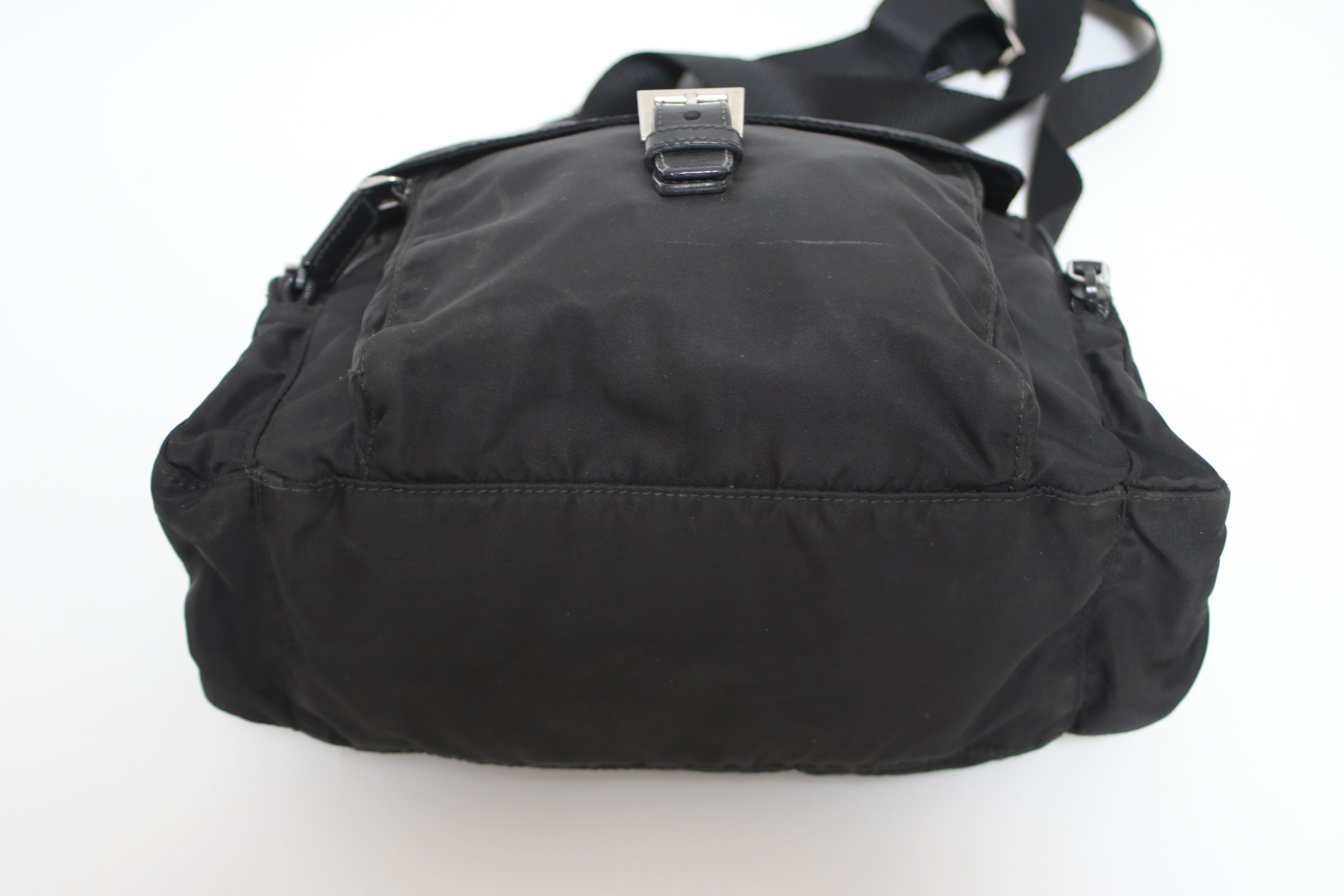 Prada Nylon Crossbody Bag Black Used