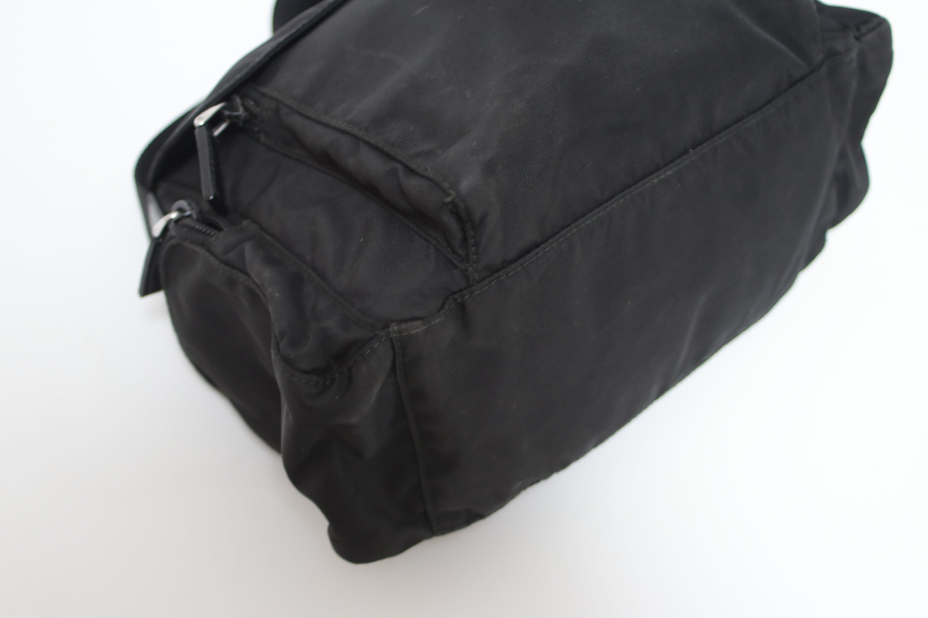Prada Nylon Crossbody Bag Black Used