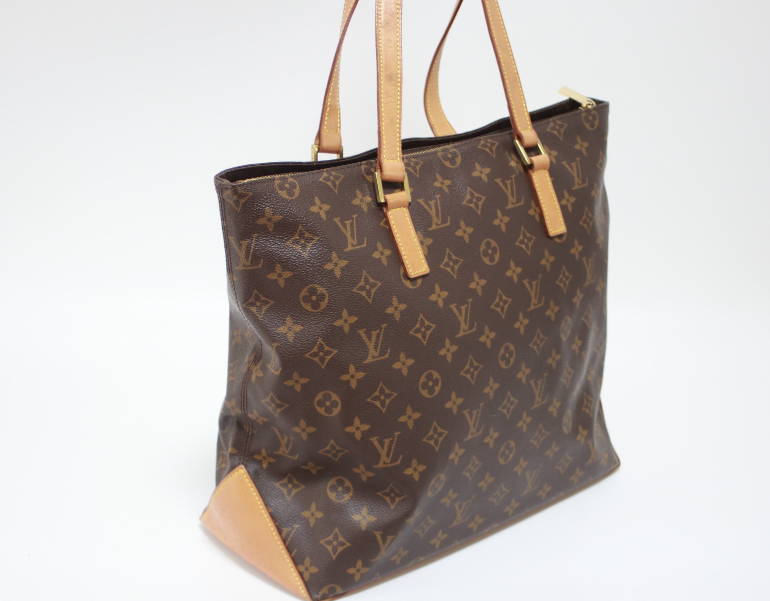 Louis Vuitton Cabas Mezzo Shoulder Tote Bag Used