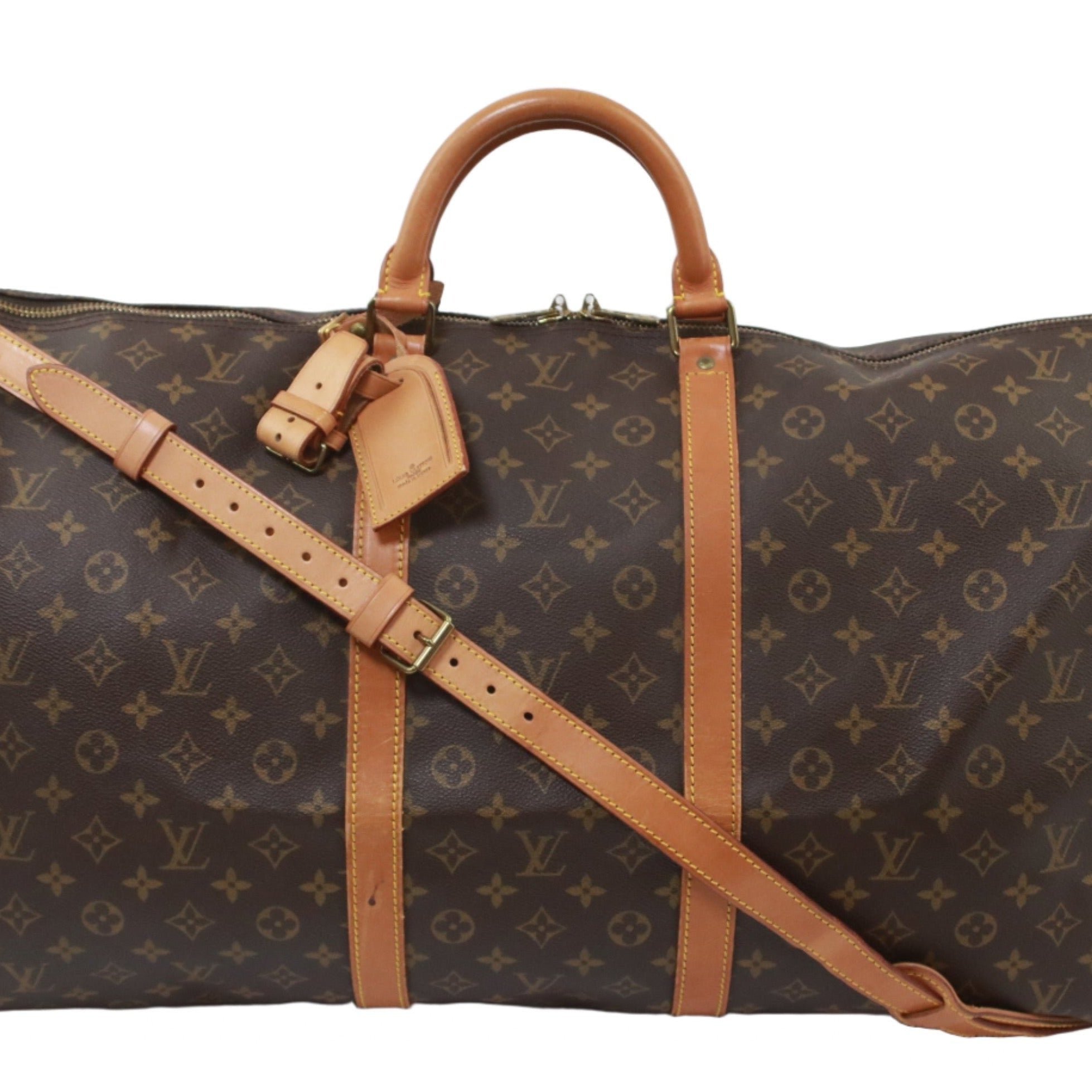 Louis Vuitton Keepall 60 Bandouliere Boston Bag Used