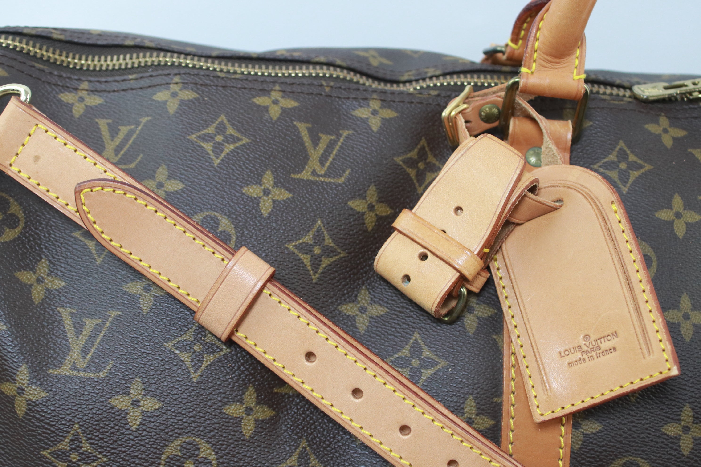 Louis Vuitton Keepall 60 Bandouliere Boston Bag Used