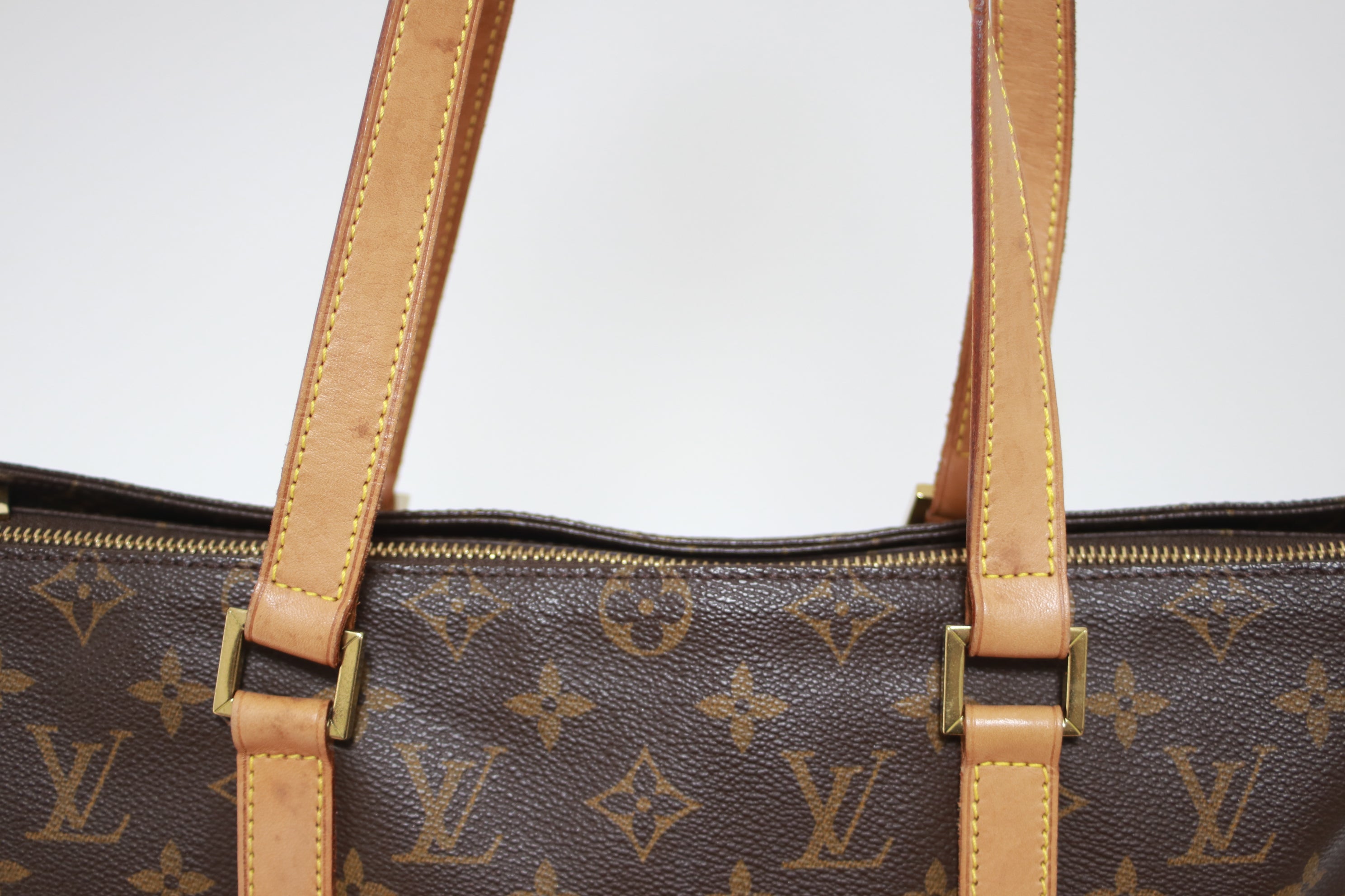 Louis Vuitton Cabas Mezzo Shoulder Tote Bag Used