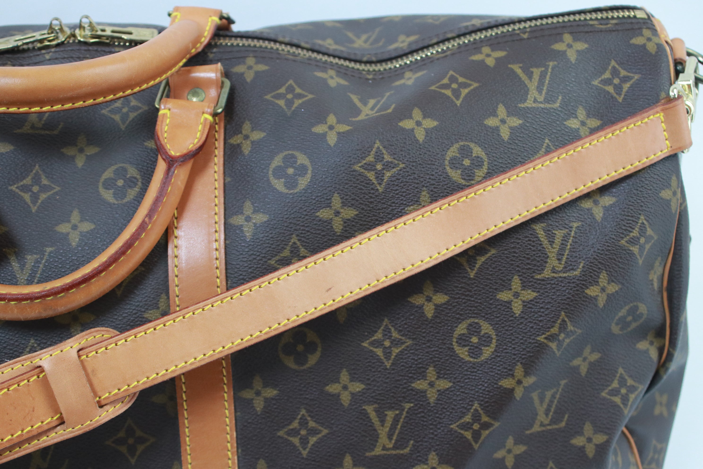 Louis Vuitton Keepall 60 Bandouliere Boston Bag Used