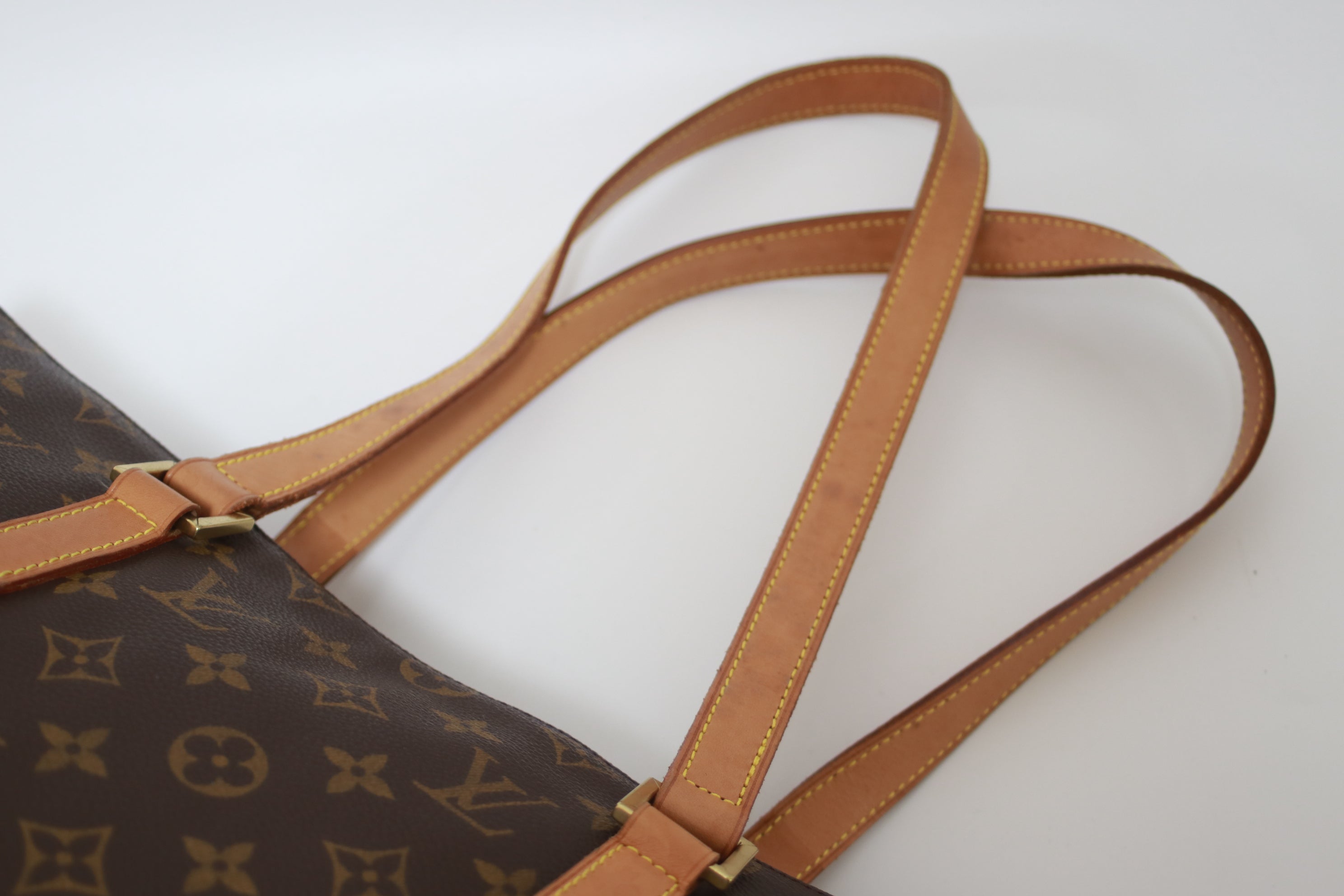 Louis Vuitton Cabas Mezzo Shoulder Tote Bag Used