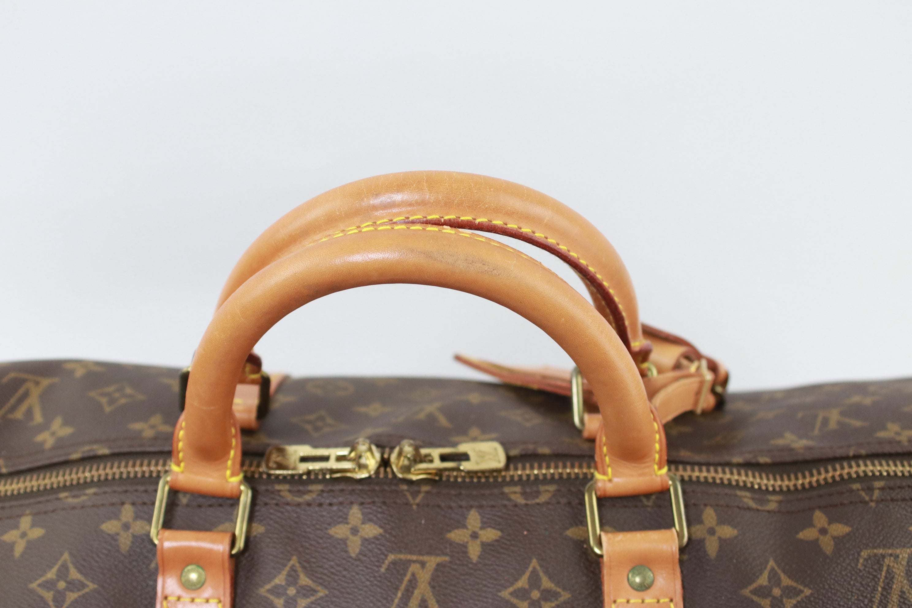 Louis Vuitton Keepall 60 Bandouliere Boston Bag Used