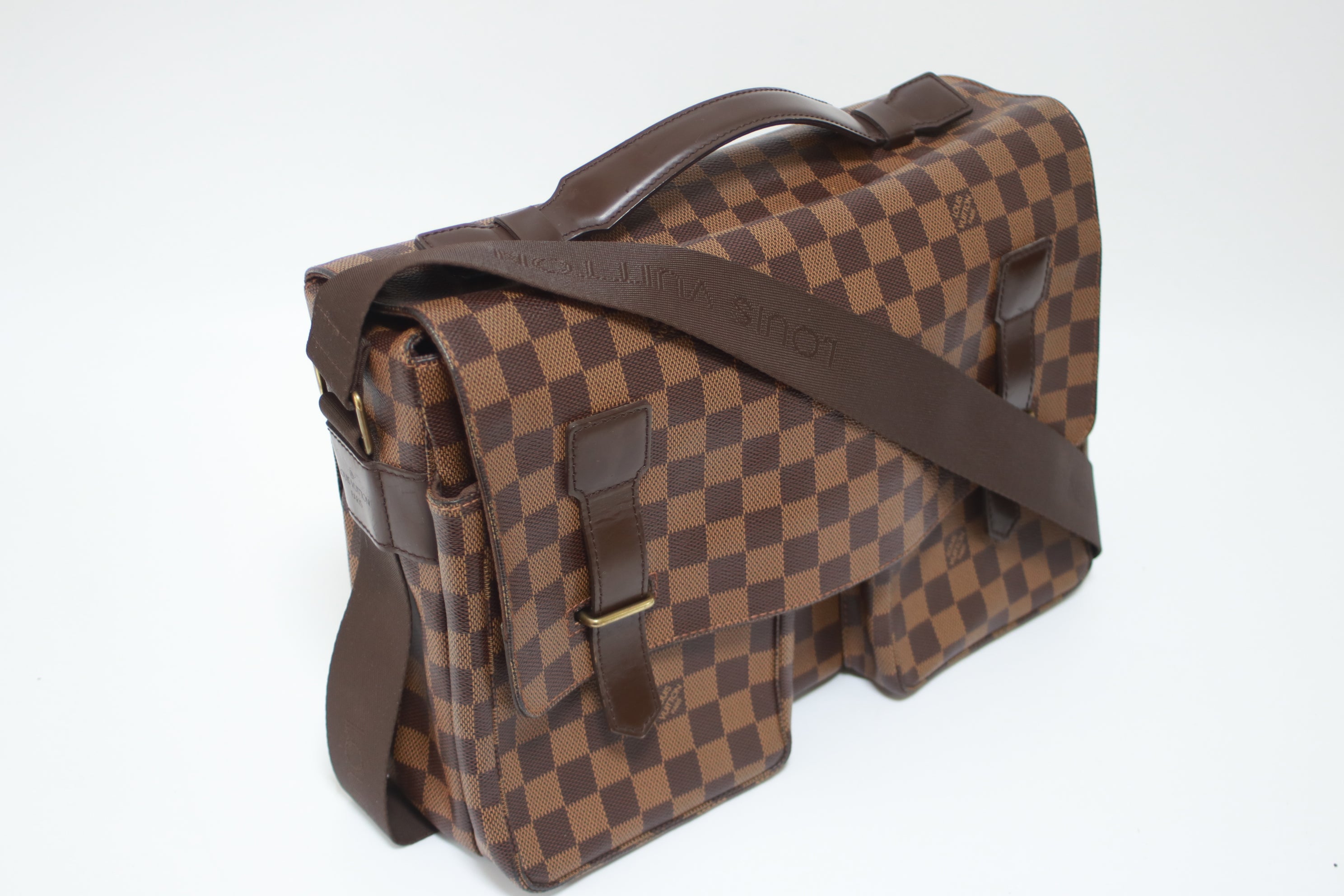 Louis Vuitton Broadway Damier Ebene Messenger Bag Used