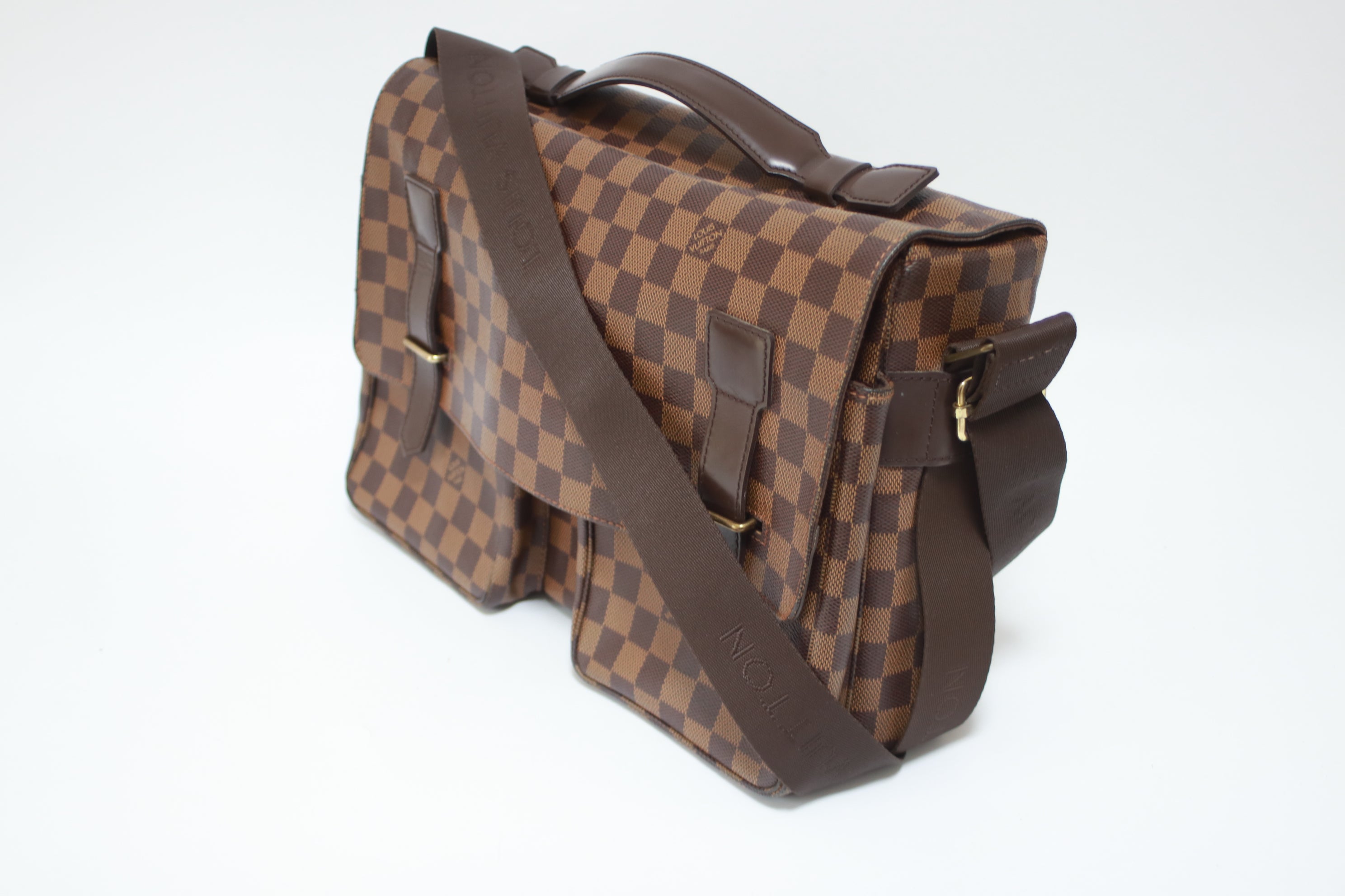 Louis Vuitton Broadway Damier Ebene Messenger Bag Used